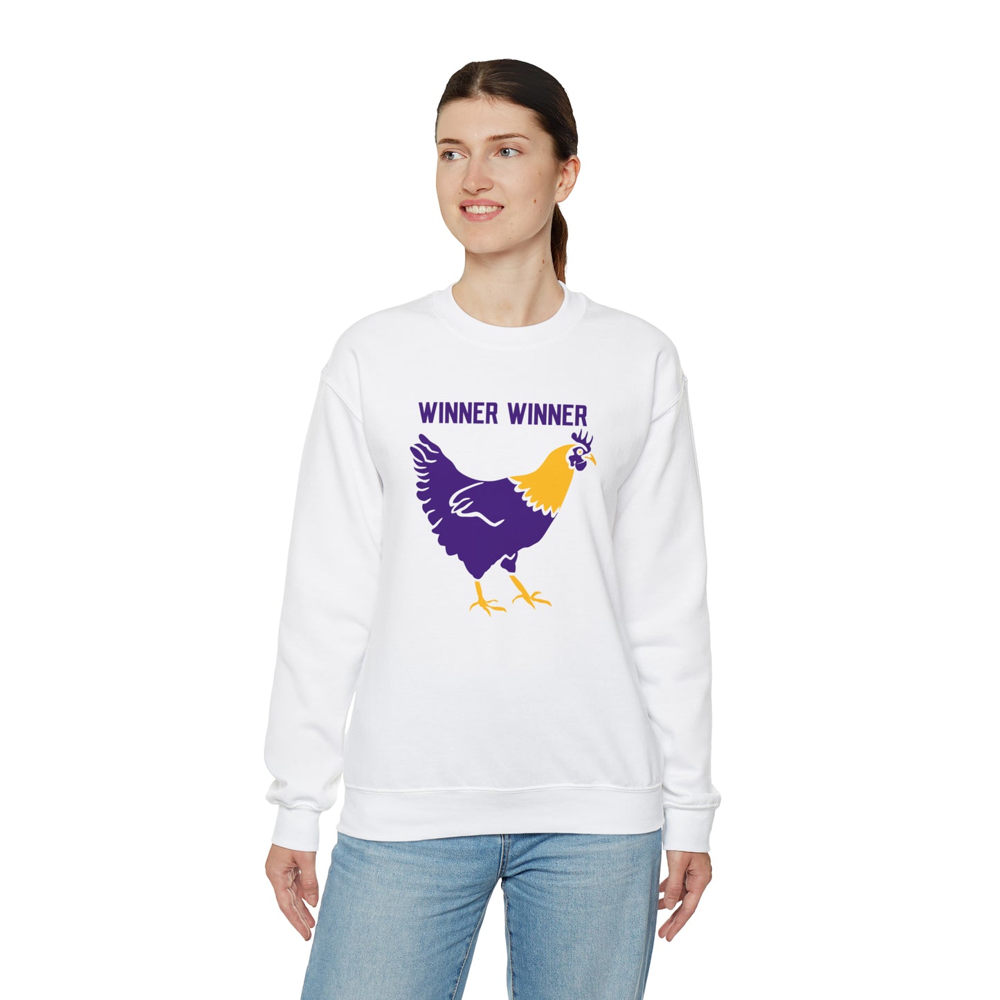 Unisex Heavy Blend™ Crewneck - Winner Winner Chicken Dinner