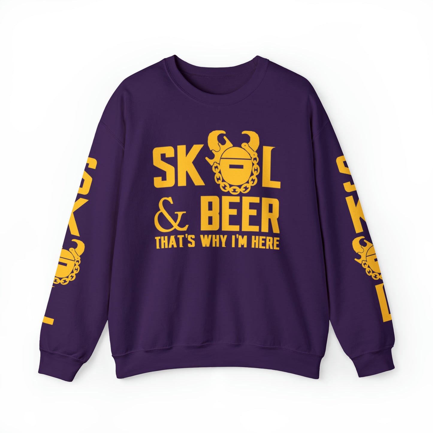 Unisex Heavy Blend™ Crewneck - & BEER + The Original (Sleeves)