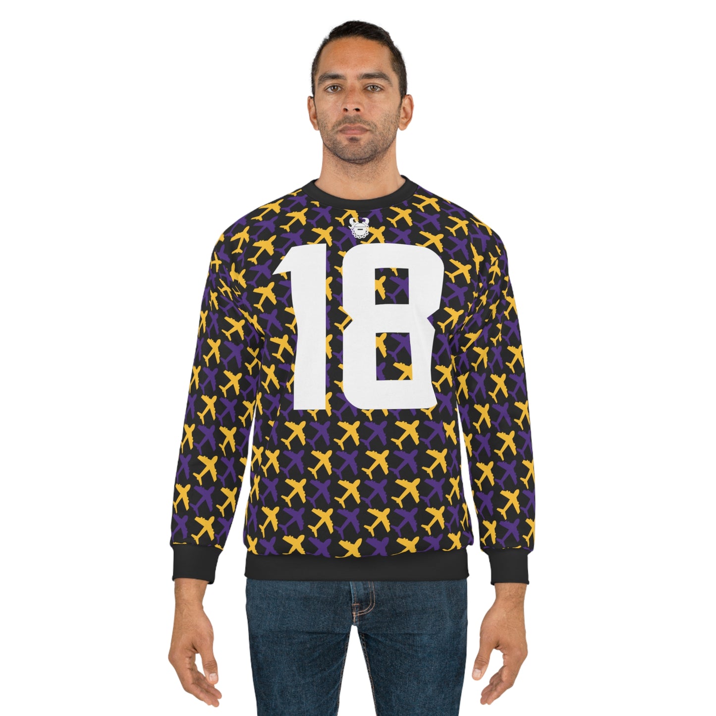 Unisex Crewneck - Jet Planes - Jersey #18
