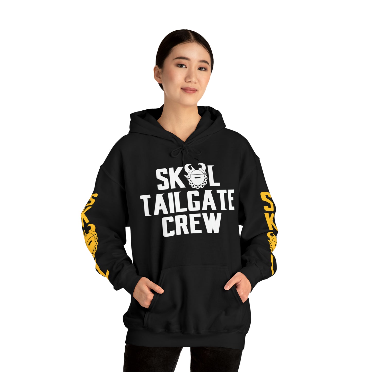 Unisex Heavy Blend™ Hooded Sweatshirt - Tailgate Crew + Original (Sleeves)