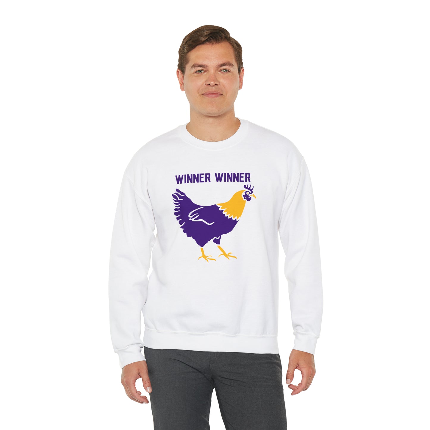 Unisex Heavy Blend™ Crewneck - Winner Winner Chicken Dinner