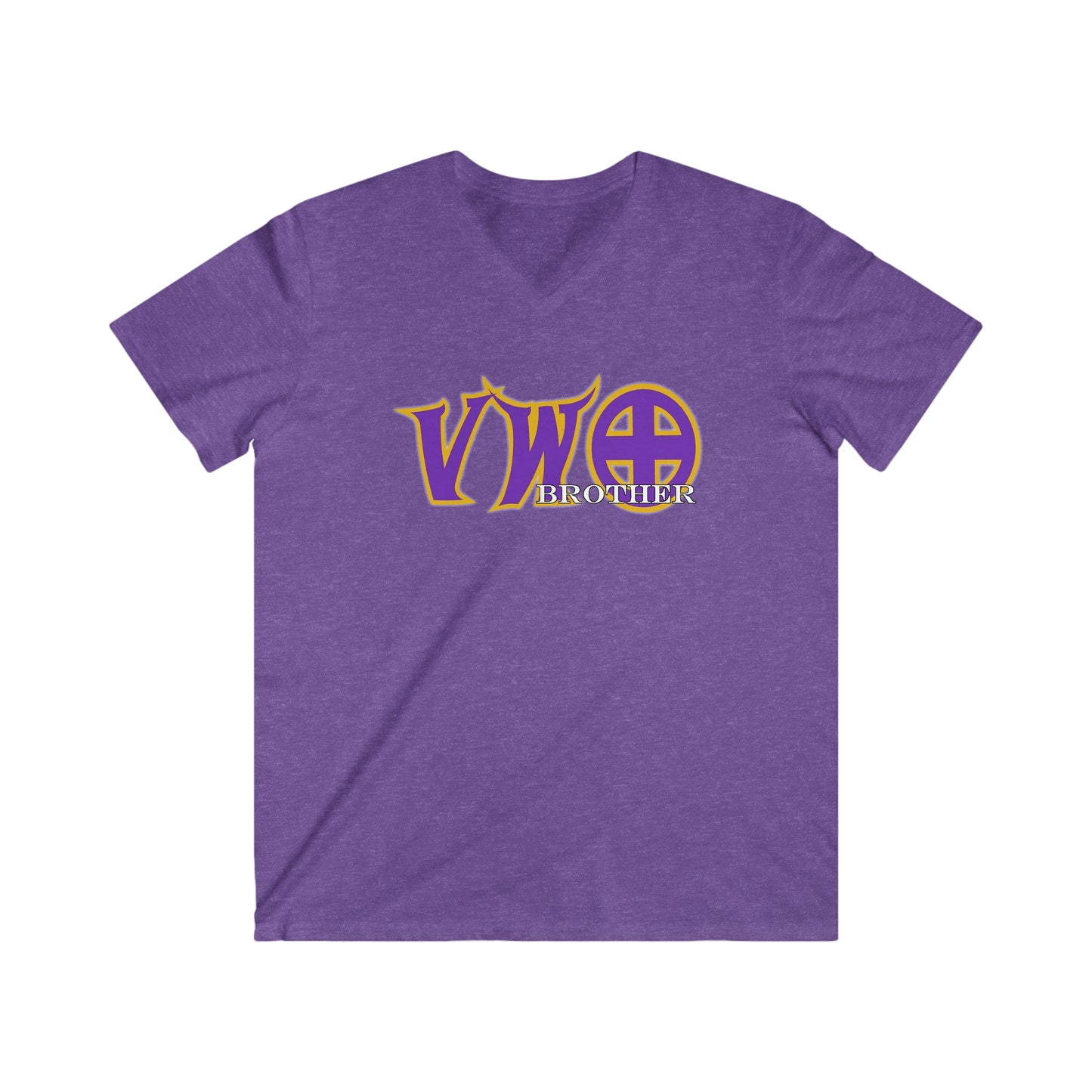 Men's Fitted V-Neck Short Sleeve - VWO Brother