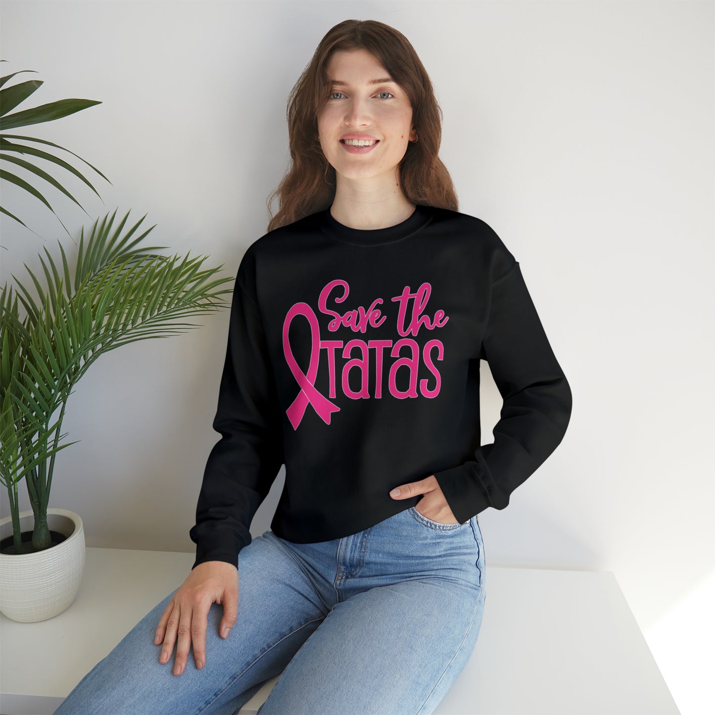 Unisex Heavy Blend™ Crewneck - Save the TaTas