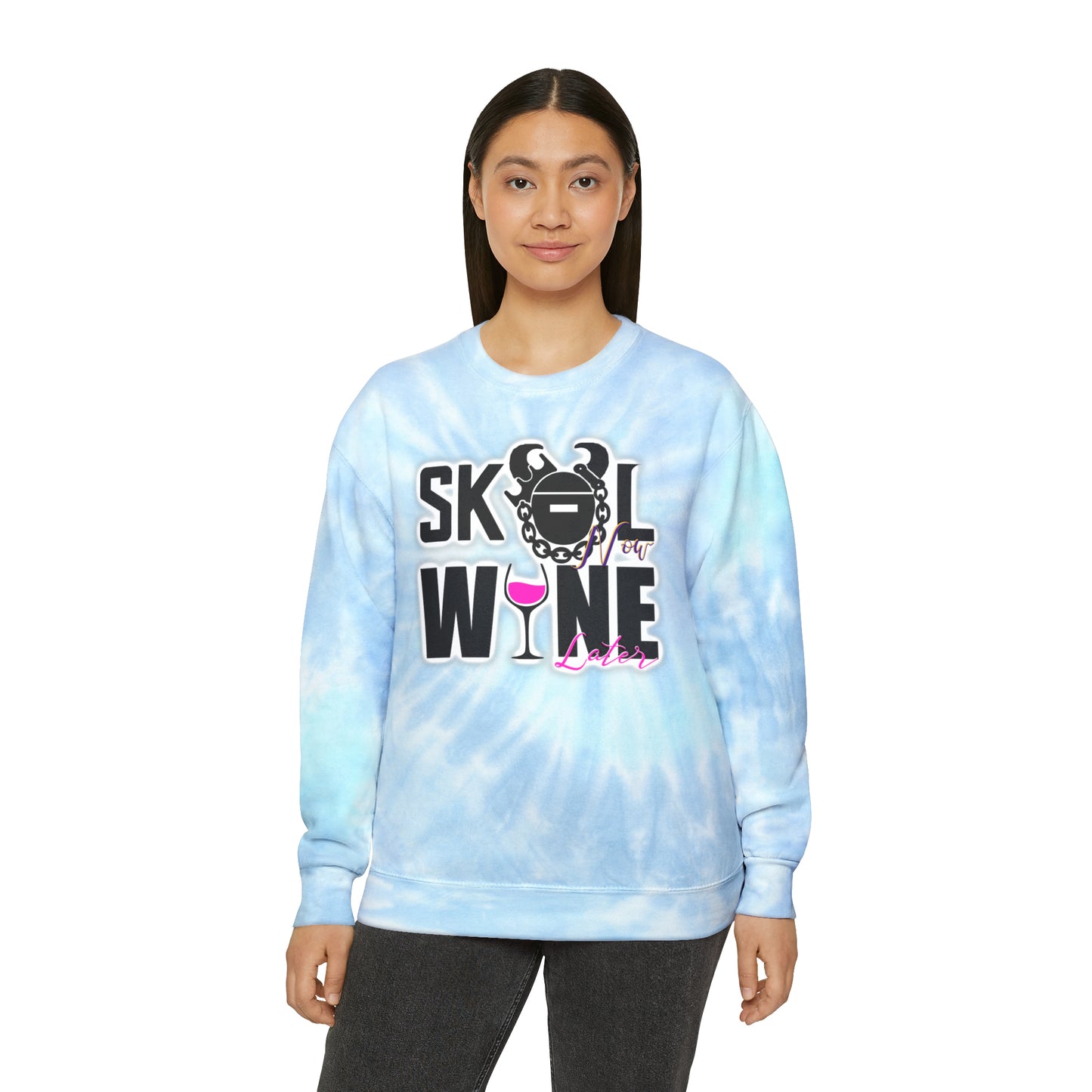 Tie-Dye Crewneck - WINE later