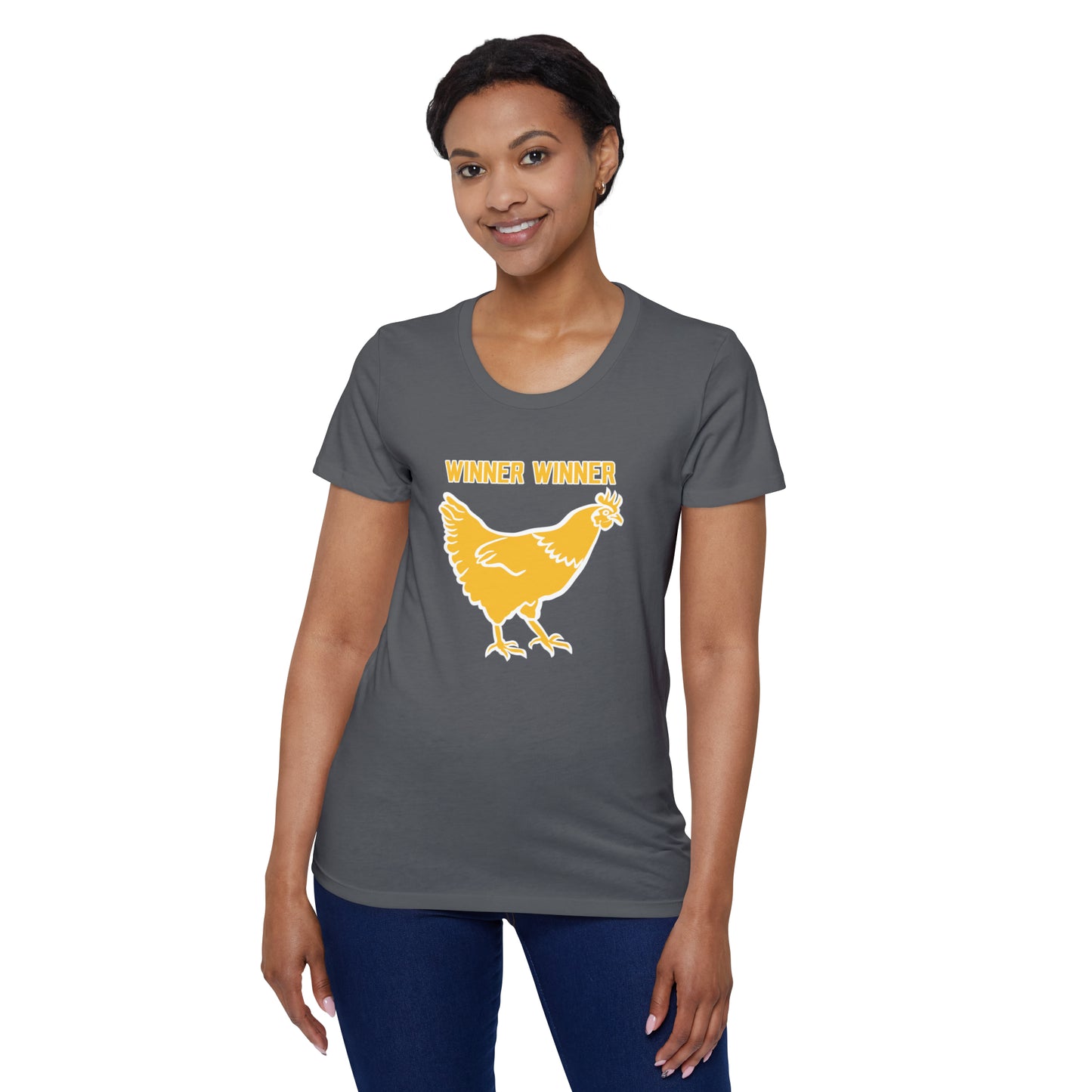 Women's Organic T - Winner Winner Chicken Dinner