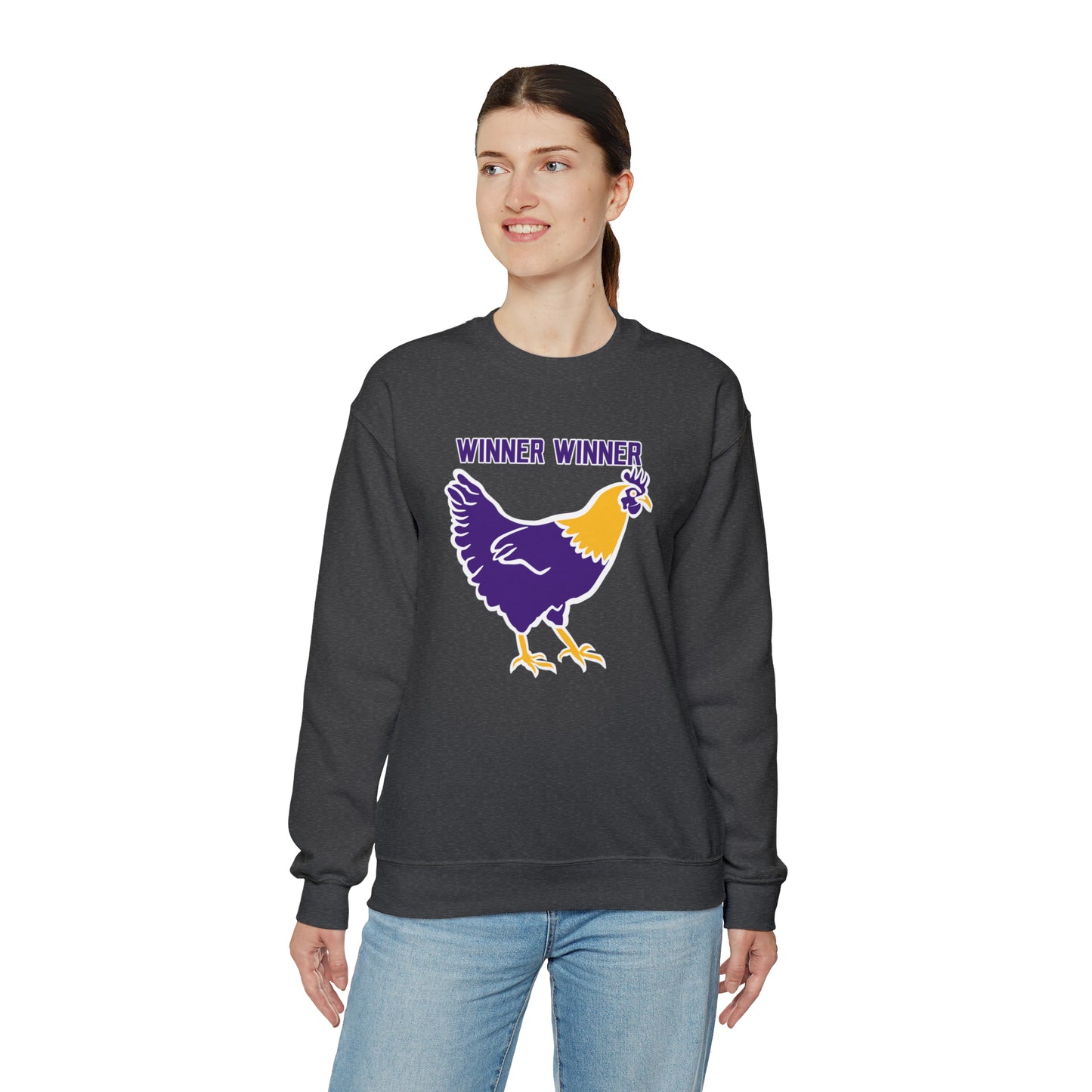 Unisex Heavy Blend™ Crewneck - Winner Winner Chicken Dinner