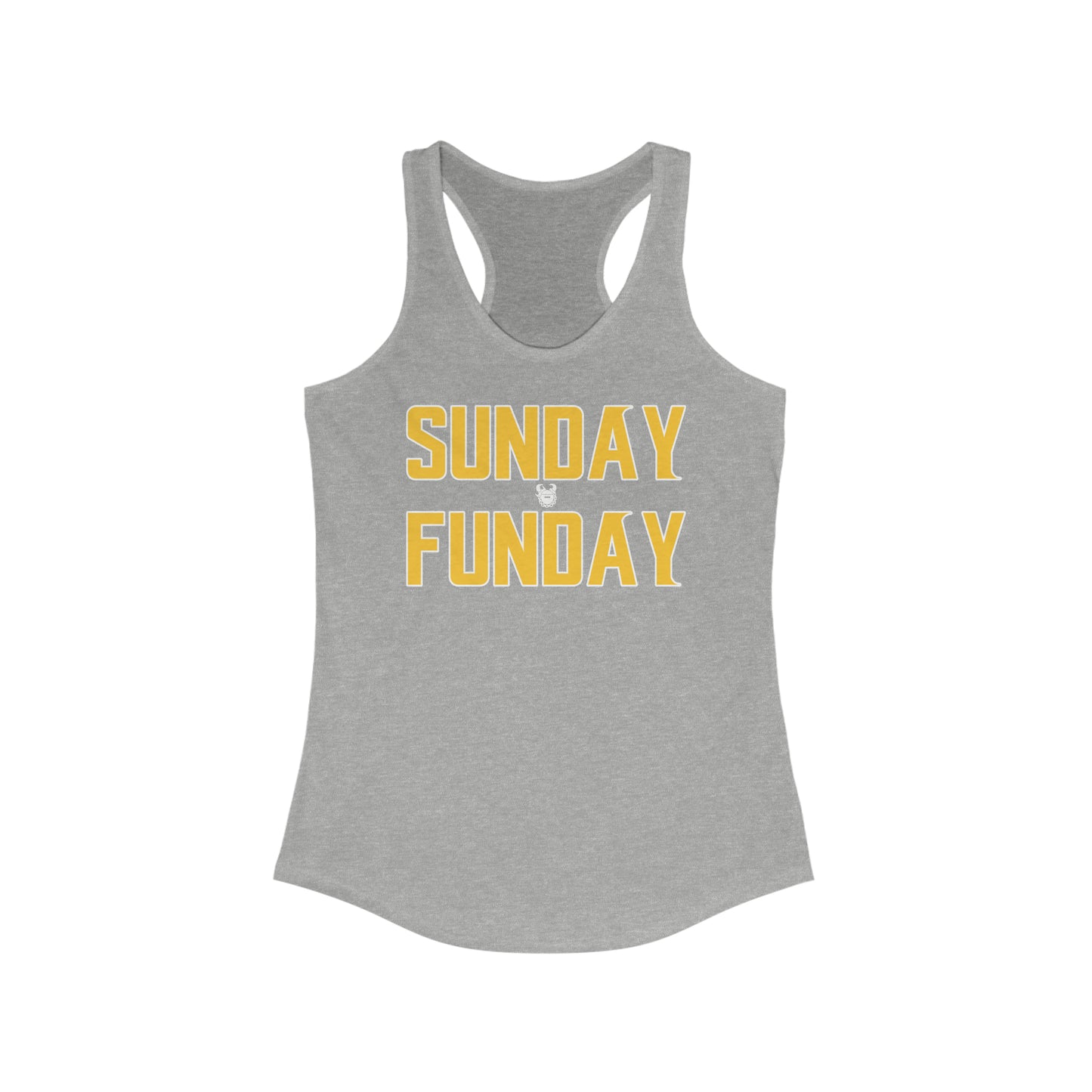 Ladies Ideal Racerback Tank - SUNDAY FUNDAY
