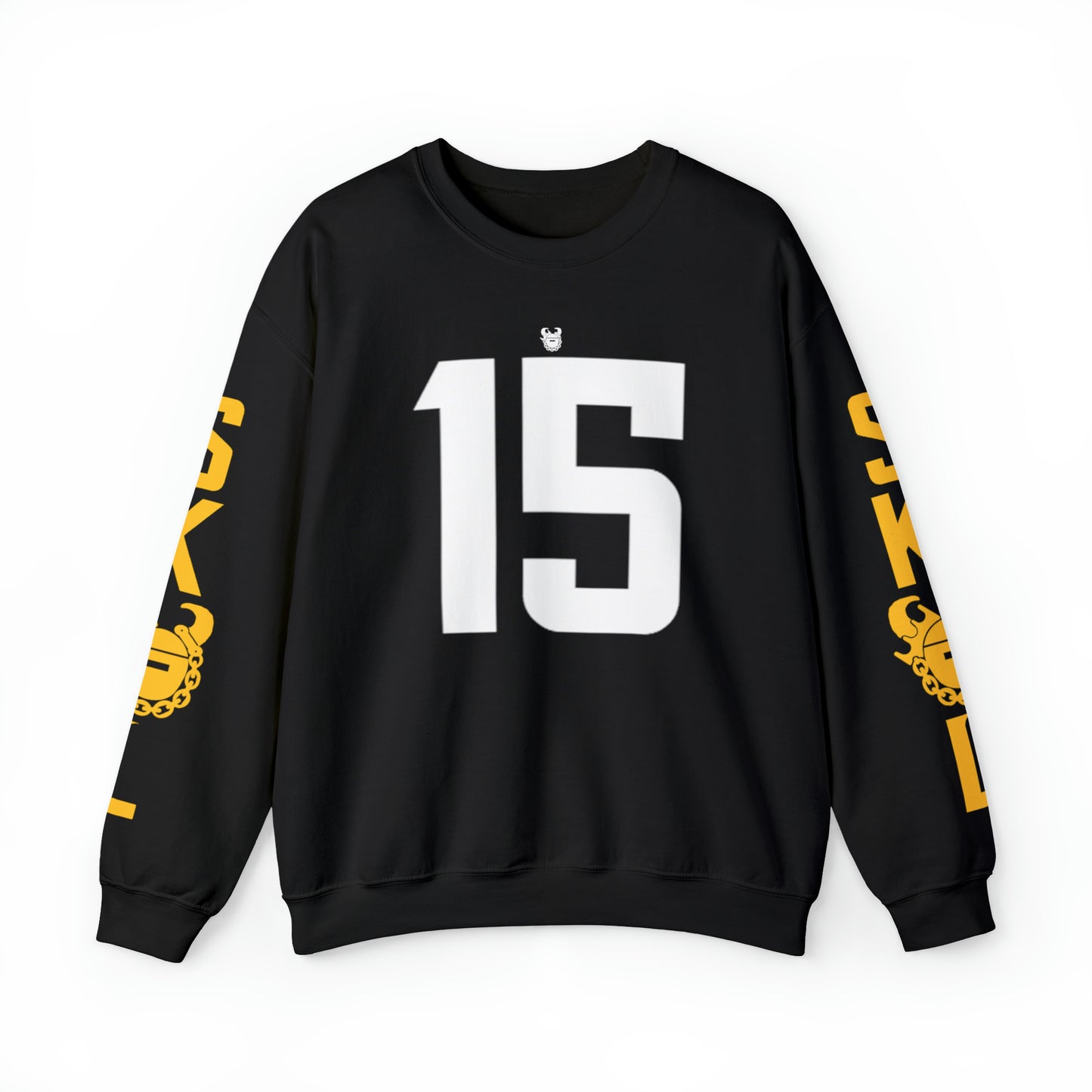 Unisex Heavy Blend™ Crewneck - Jersey #15 + The Original (Sleeves)