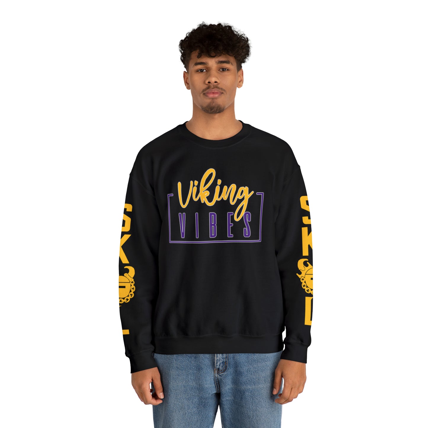 Unisex Heavy Blend™ Crewneck - Vibes + The Original (Sleeves)