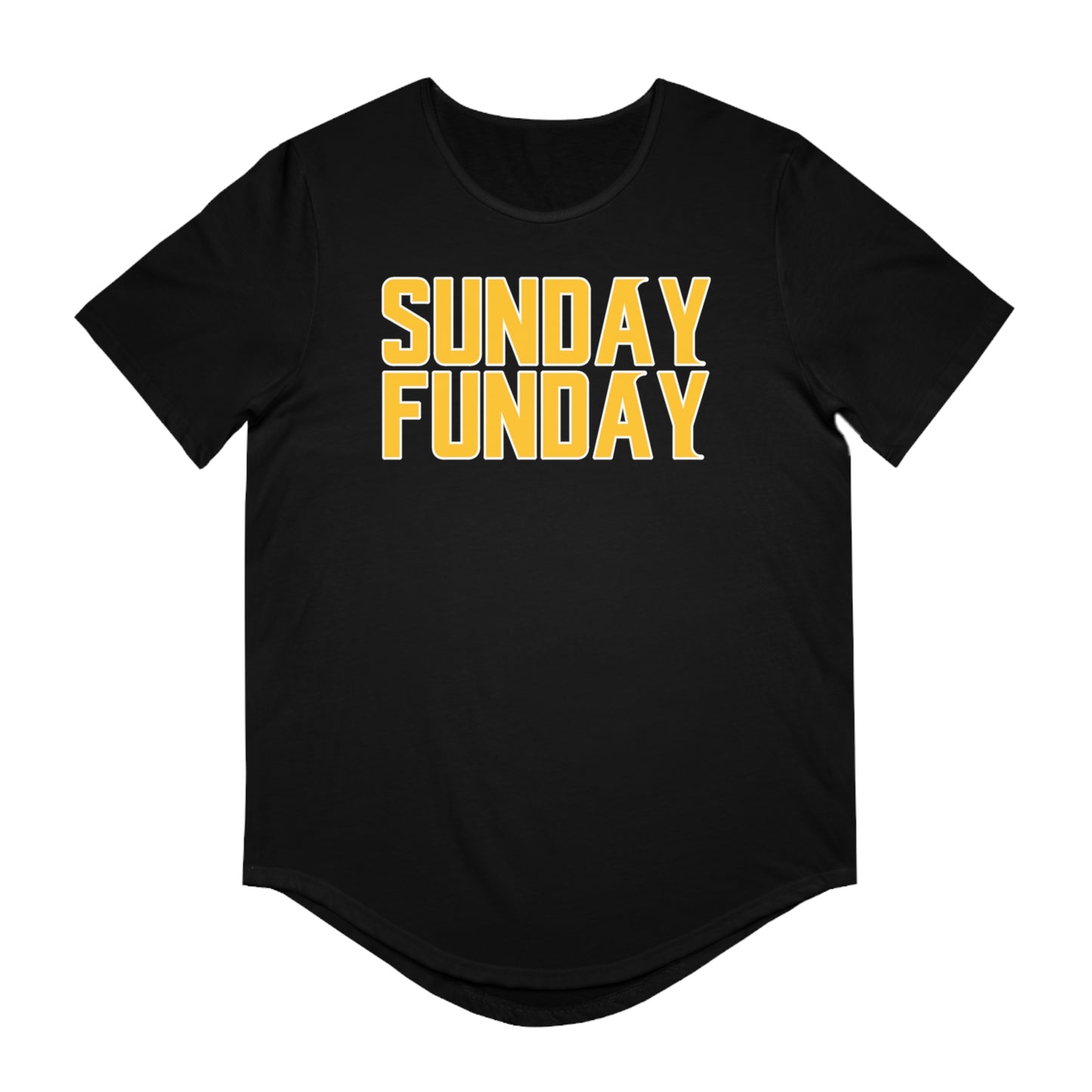 Men's Curved Hem Tee - SUNDAY FUNDAY