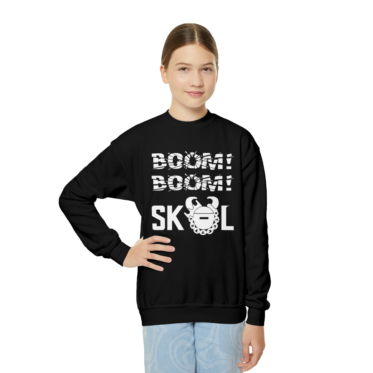Youth Crewneck - BOOM! BOOM!