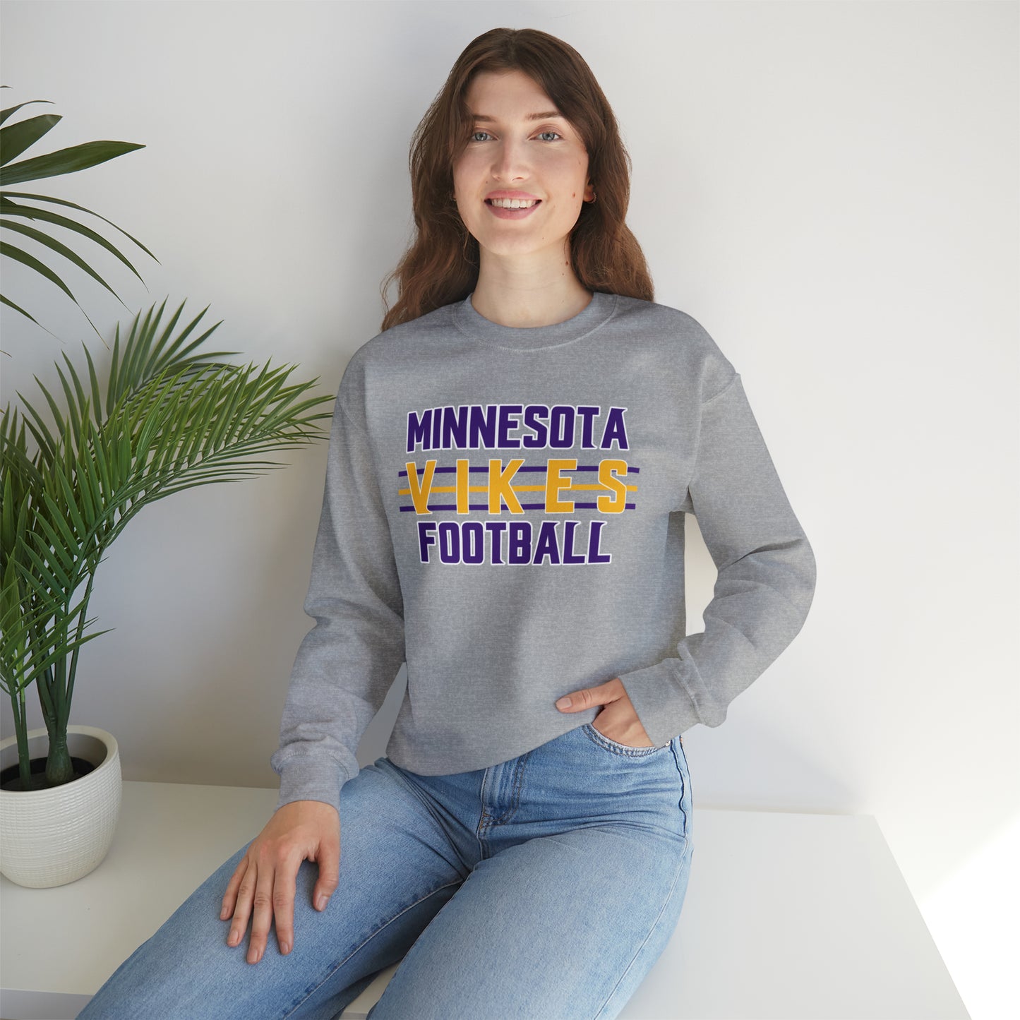 Unisex Heavy Blend™ Crewneck - Vikes Football