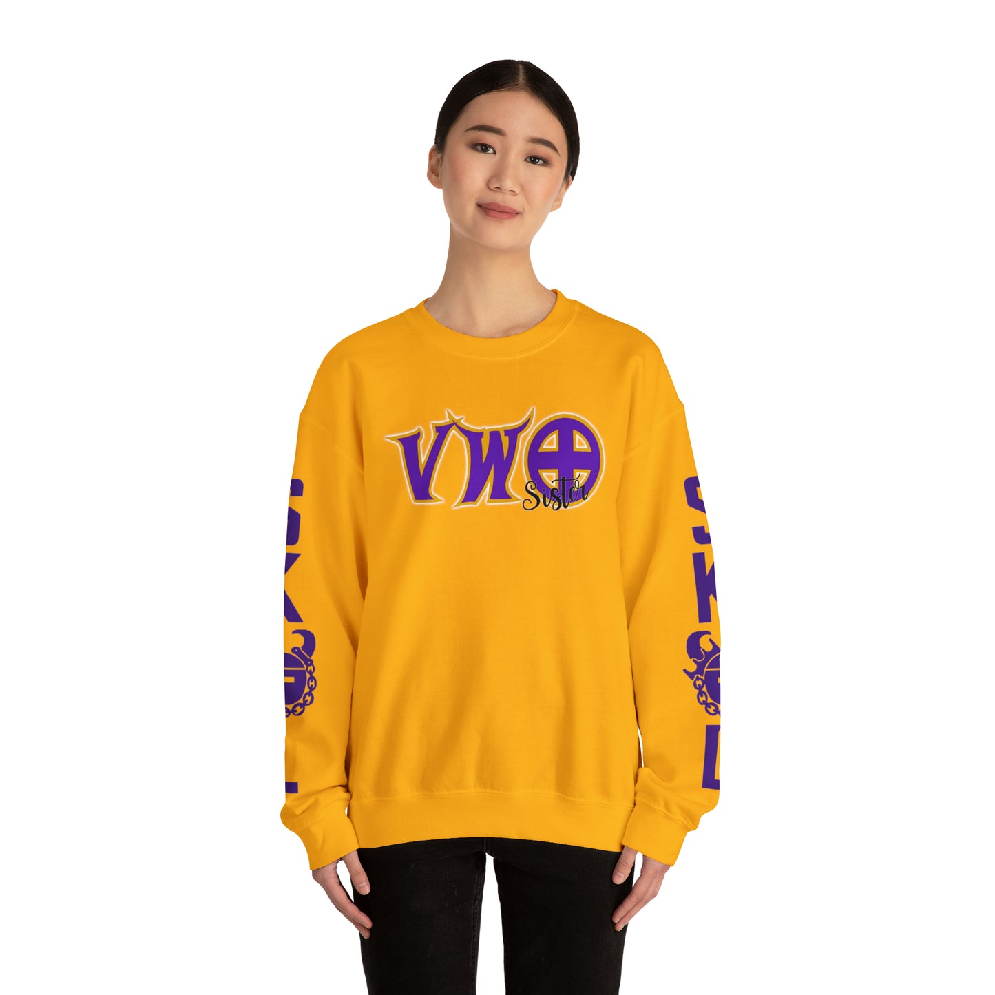 Unisex Heavy Blend™ Crewneck - VWO Sister + The Original (Sleeves)