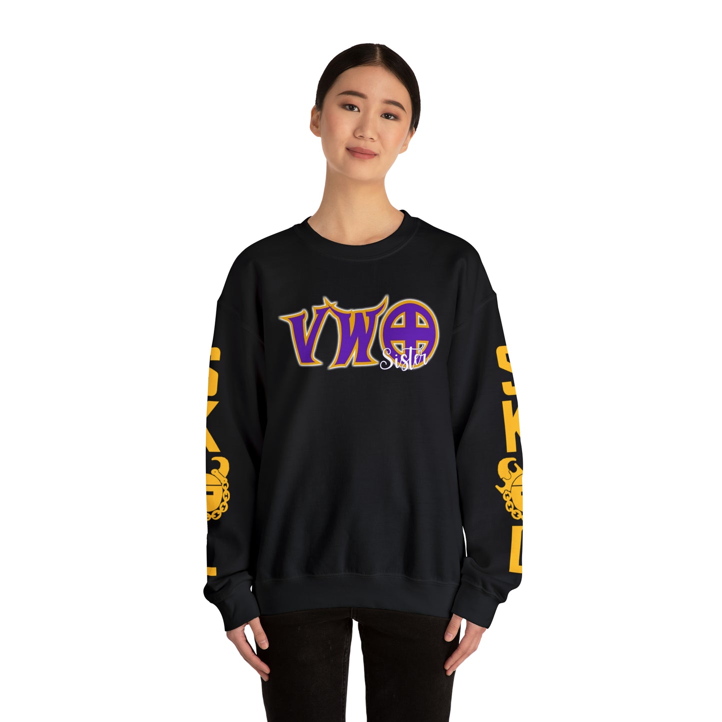 Unisex Heavy Blend™ Crewneck - VWO Sister + The Original (Sleeves)