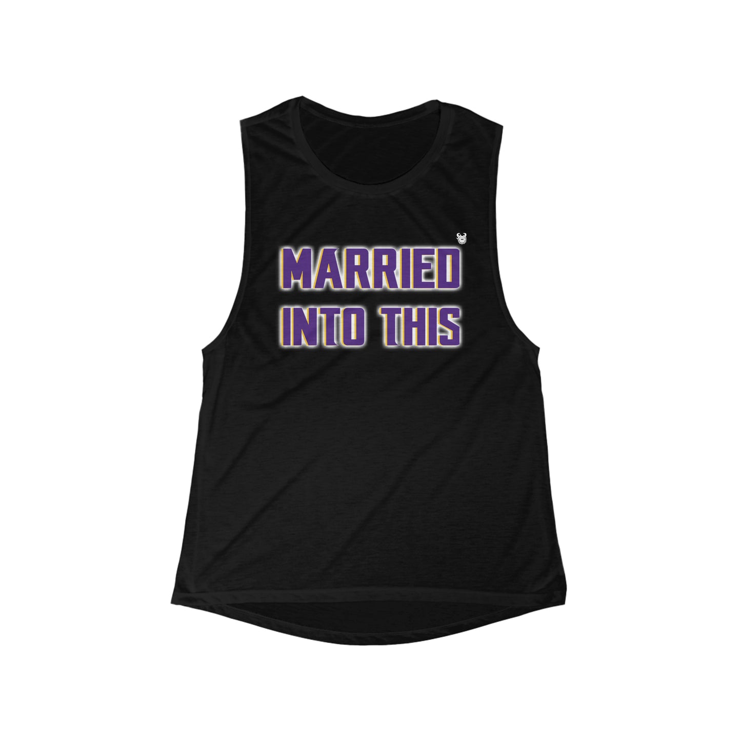 Women's Flowy Scoop Muscle Tank - Married Into This
