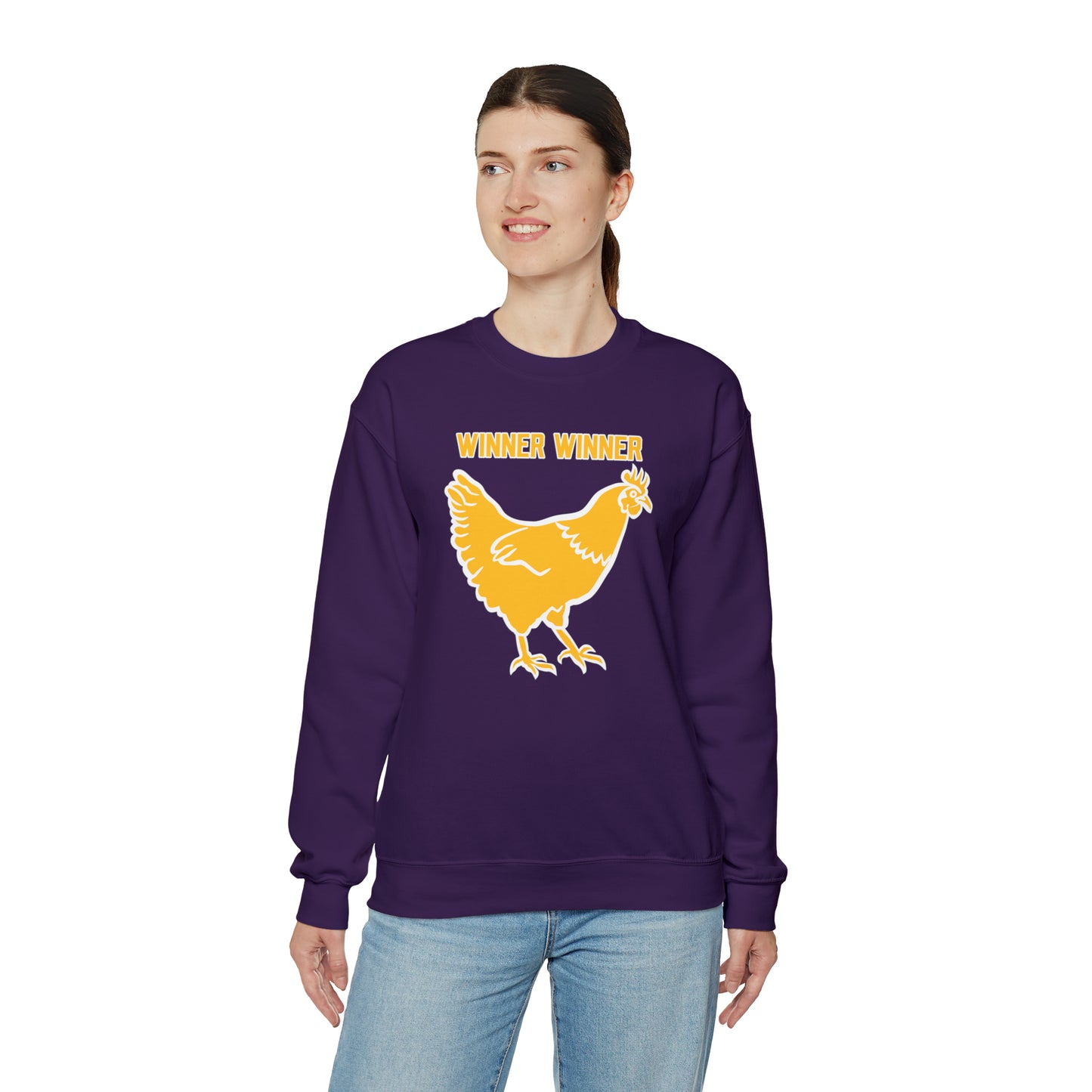 Unisex Heavy Blend™ Crewneck - Winner Winner Chicken Dinner
