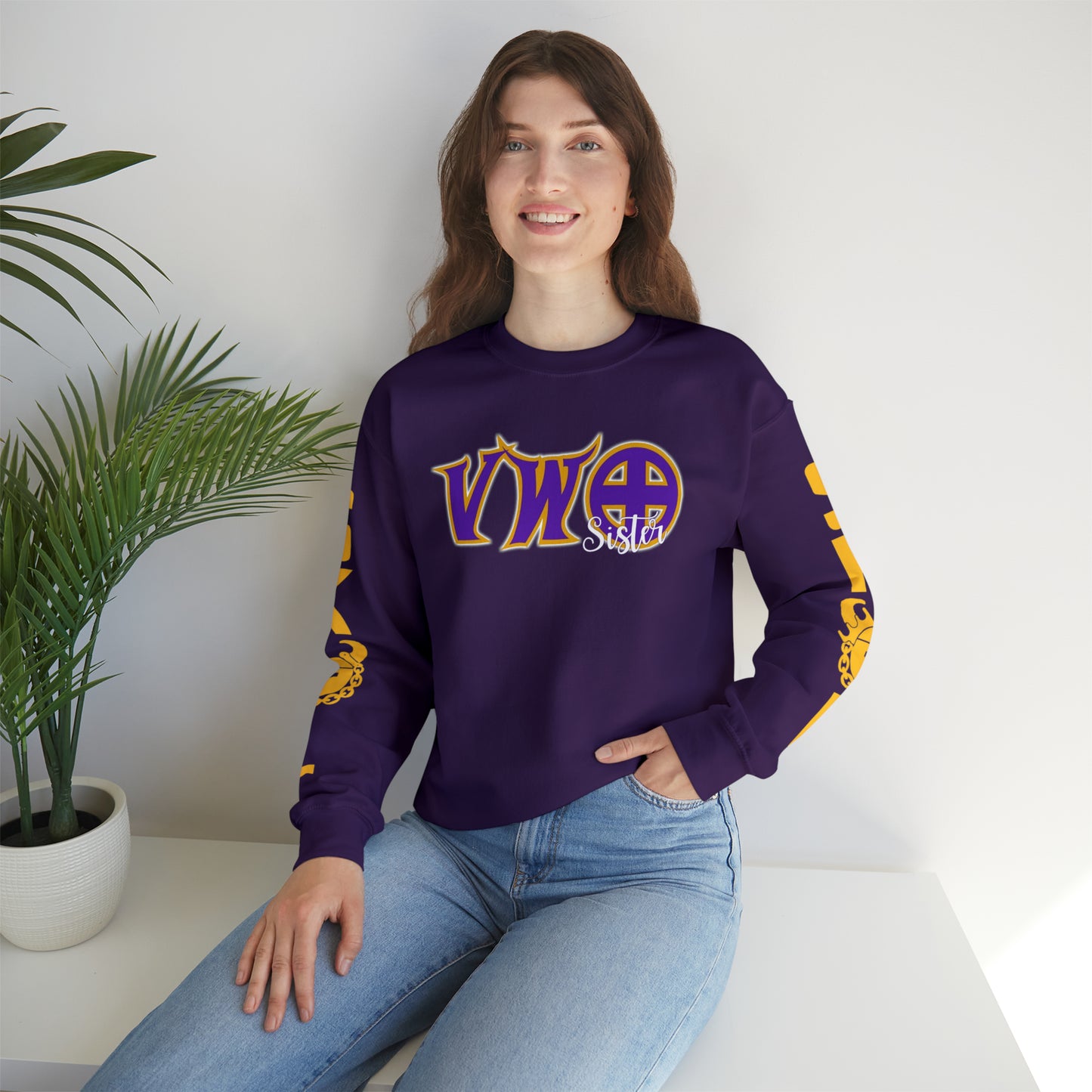 Unisex Heavy Blend™ Crewneck - VWO Sister + The Original (Sleeves)