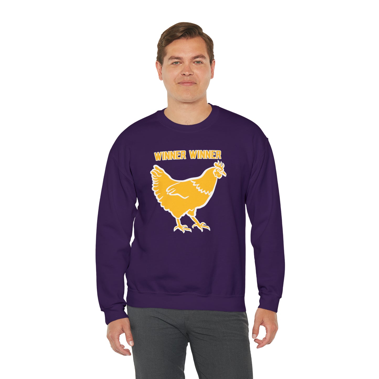 Unisex Heavy Blend™ Crewneck - Winner Winner Chicken Dinner