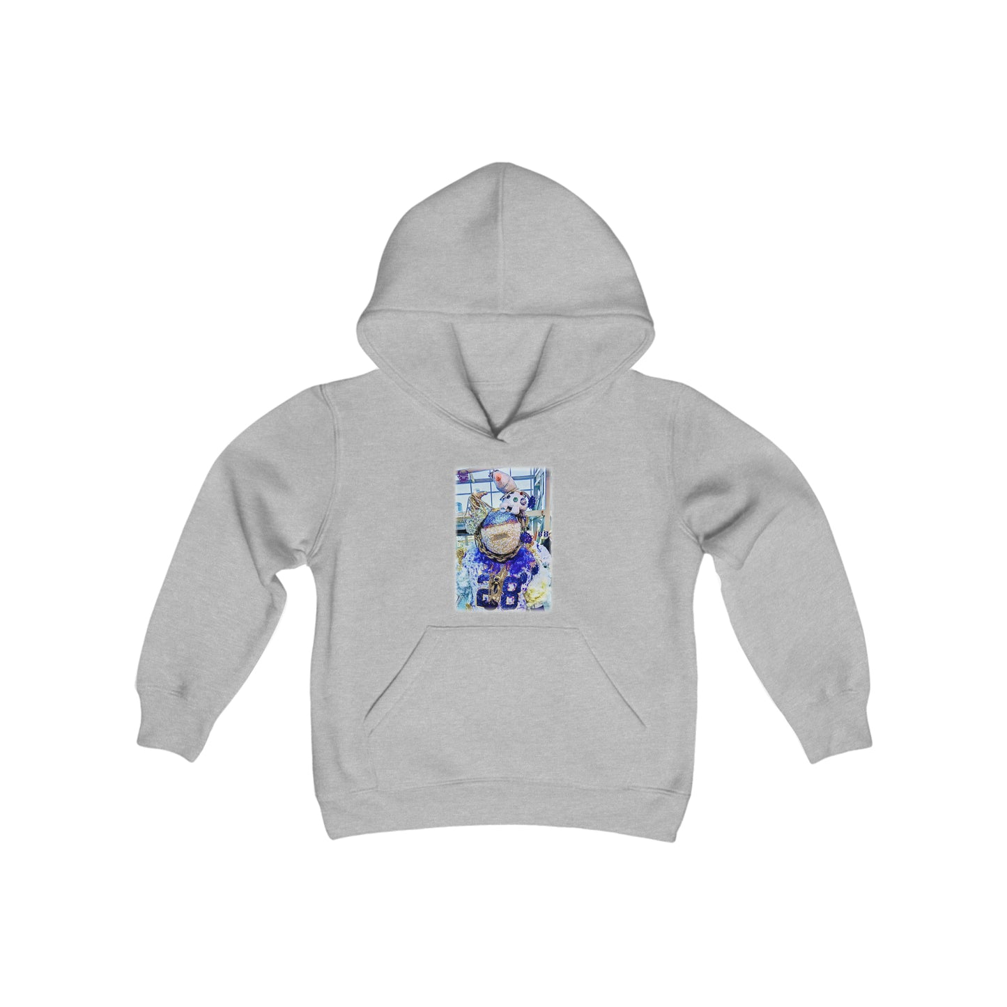 Youth Heavy Blend Hoodie - FANtastic - Winter Whiteout
