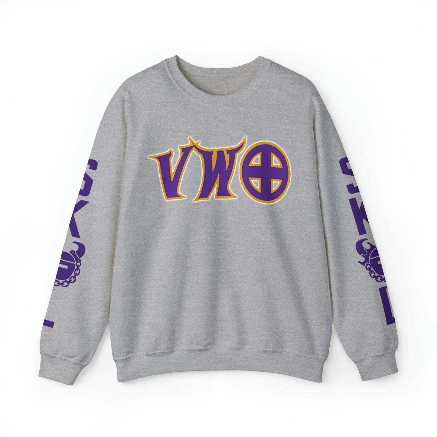 Unisex Heavy Blend™ Crewneck - V-W-O + The Original (Sleeves)