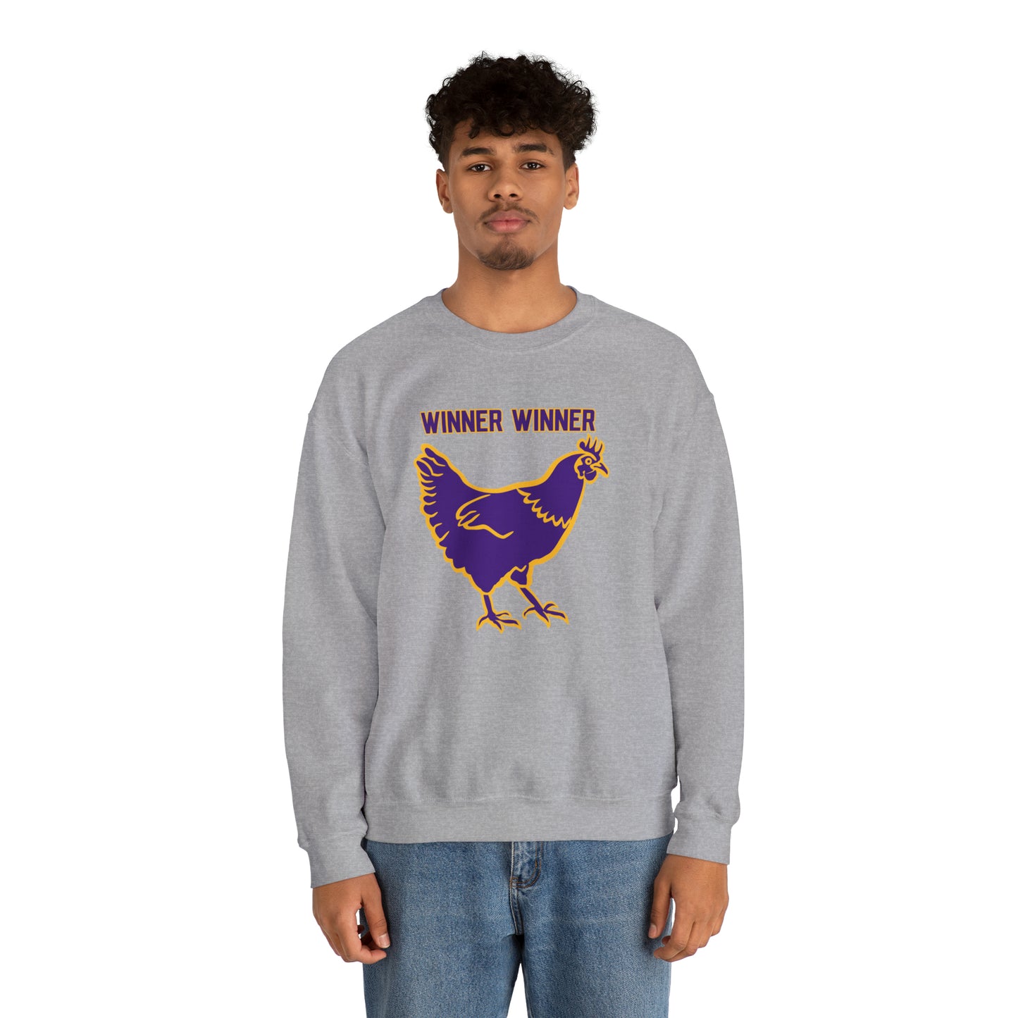 Unisex Heavy Blend™ Crewneck - Winner Winner Chicken Dinner