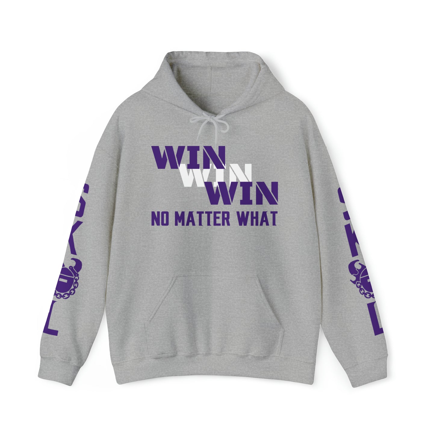 Unisex Heavy Blend™ Hooded Sweatshirt - No Matter What + Original (Sleeves)