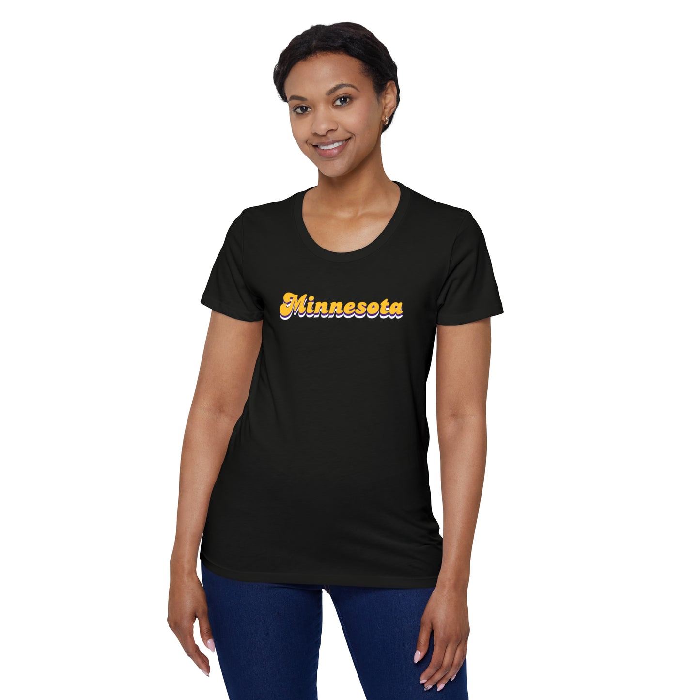 Women's Organic T - Minnesota (Retro)