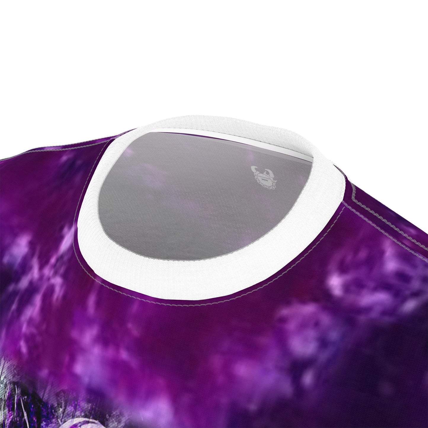 Unisex Cut & Sew Tee - Purple/Gold Tie-Dye - Color Blast