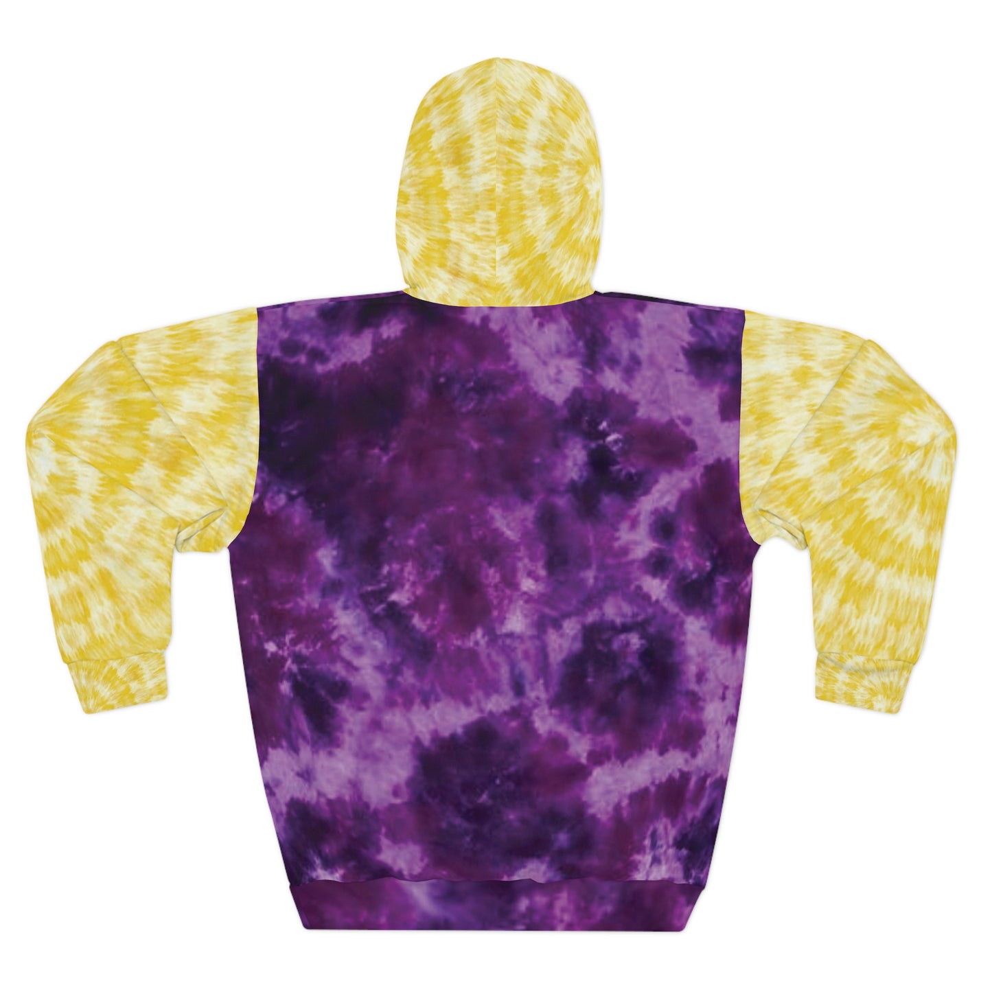 Unisex Pullover Hoodie - Purple/Gold Tie-Dye - The Original