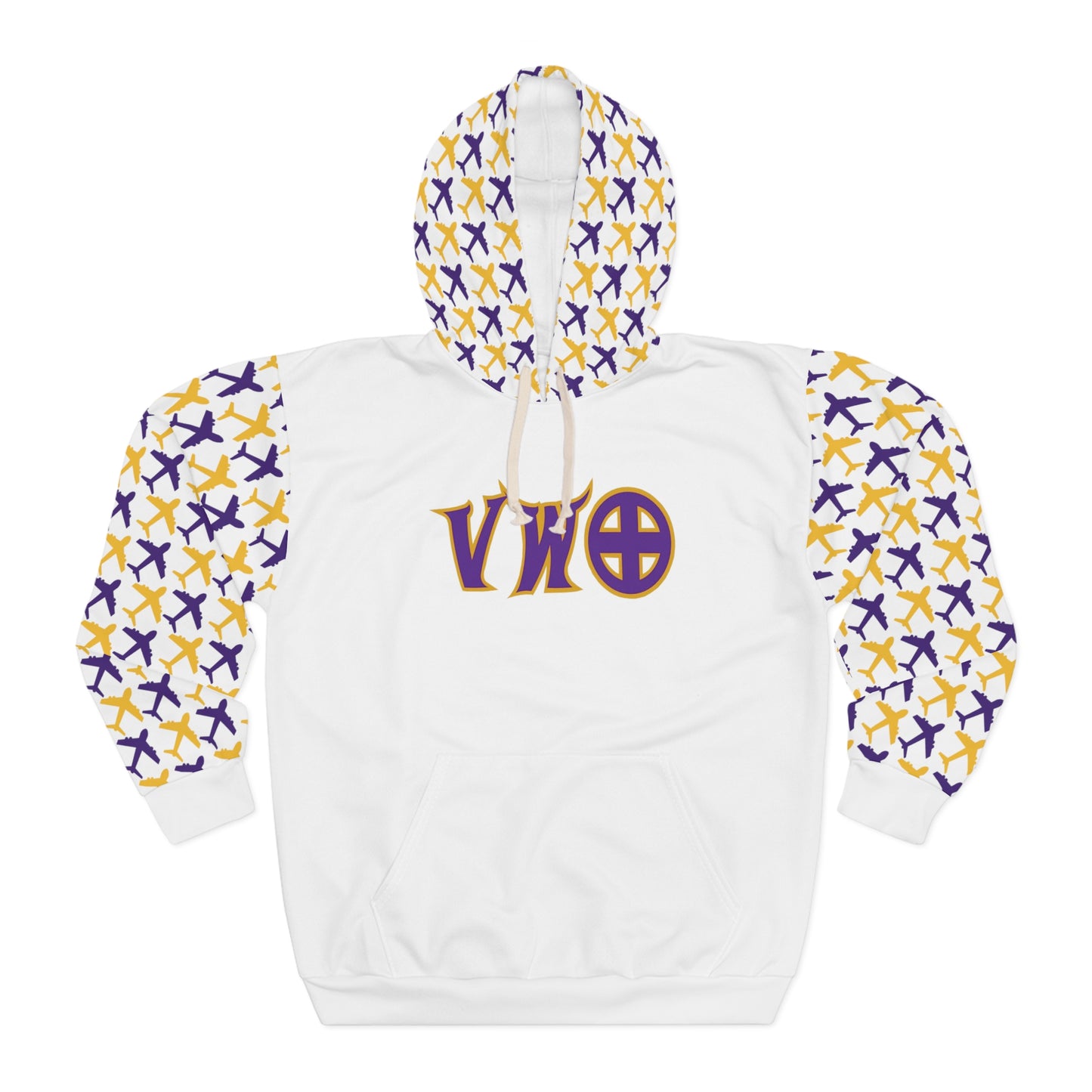 Unisex Pullover Hoodie - Jet Planes - V-W-O