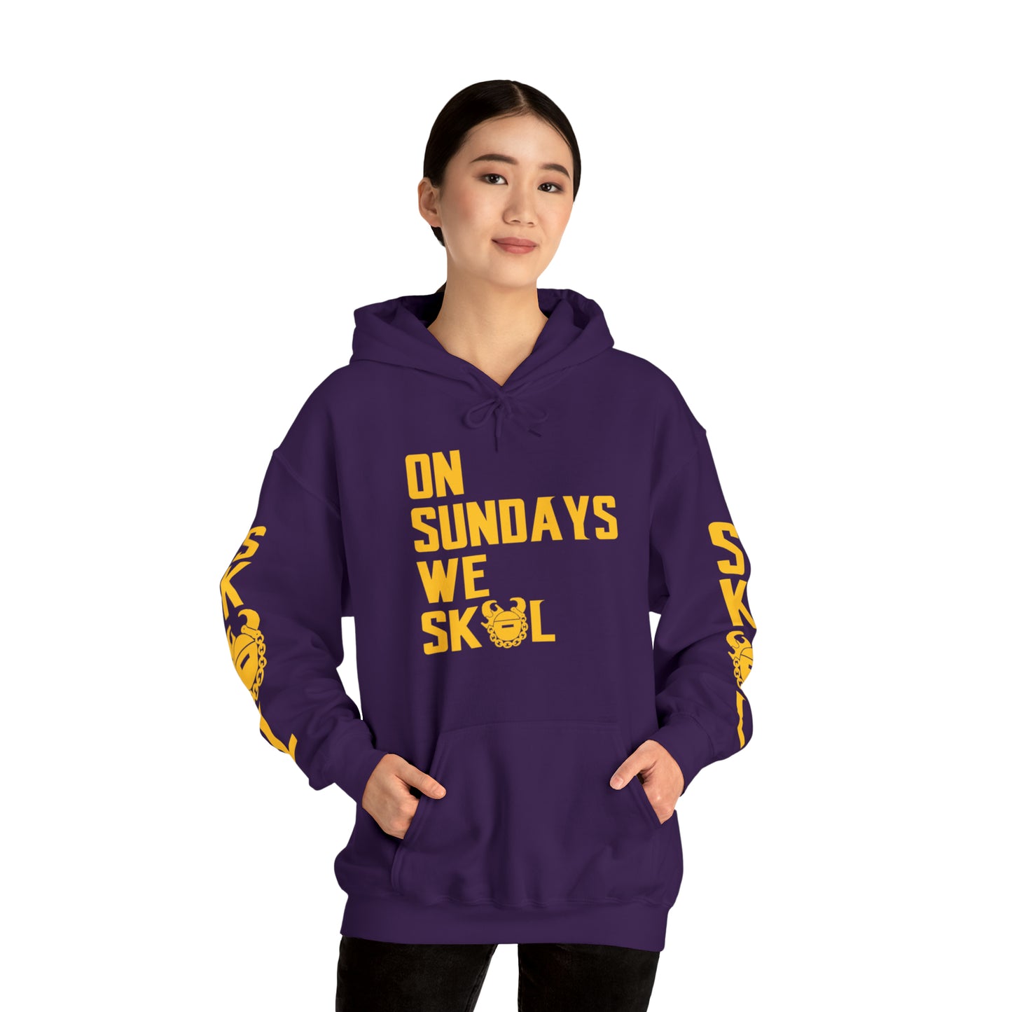 Unisex Heavy Blend™ Hooded Sweatshirt - On Sundays + The Original (Sleeves)