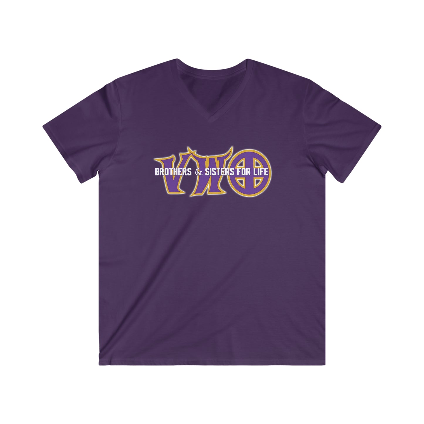 Men's Fitted V-Neck Short Sleeve - VWO Brothers & Sisters