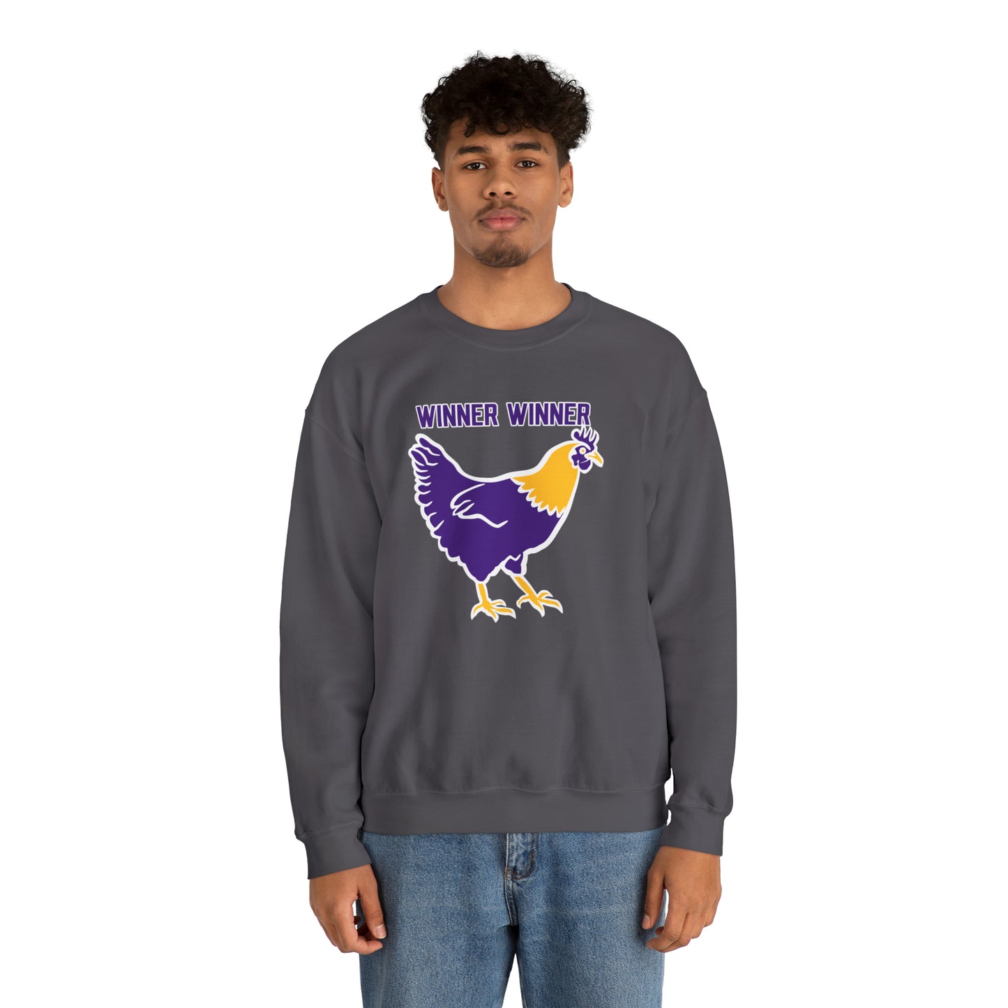 Unisex Heavy Blend™ Crewneck - Winner Winner Chicken Dinner