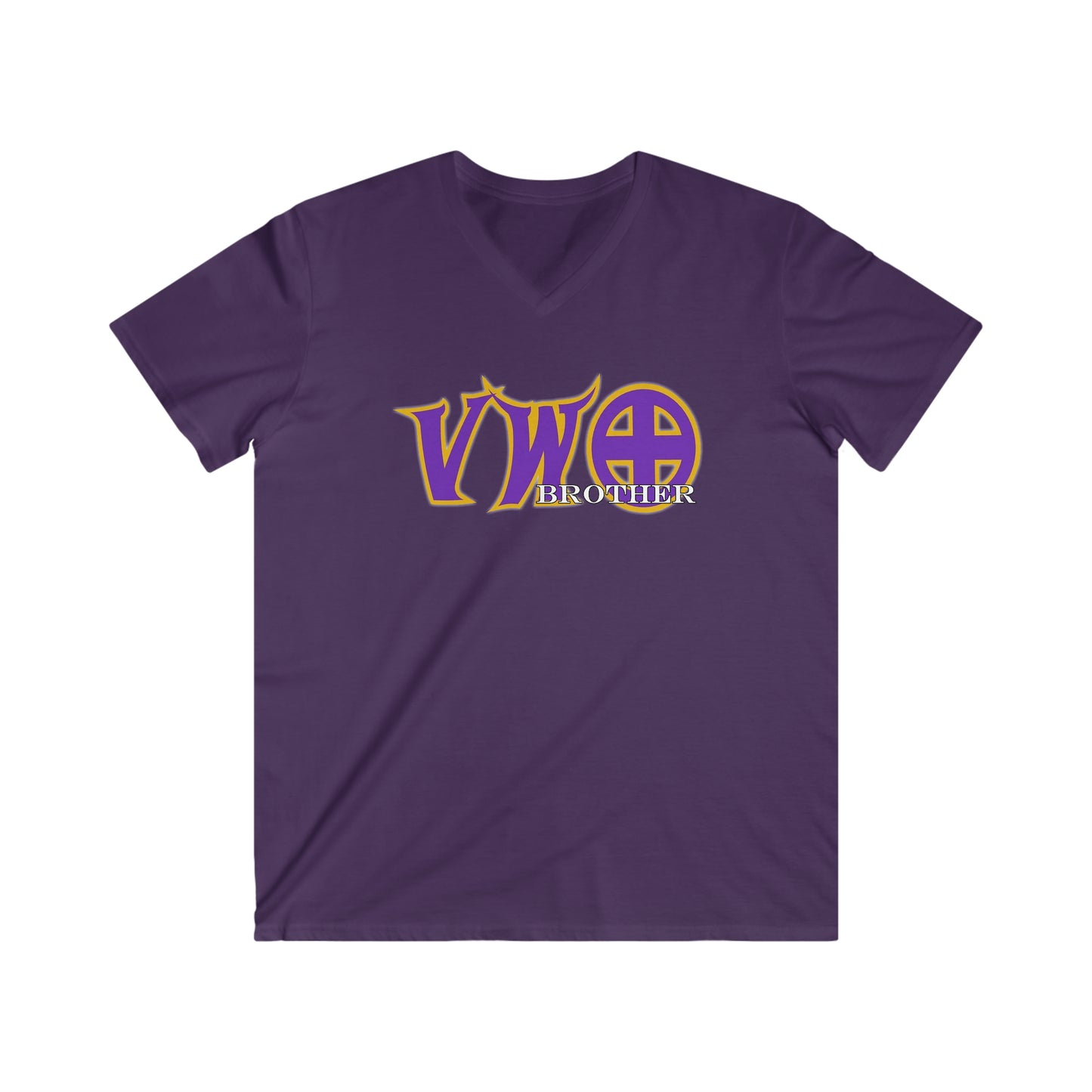 Men's Fitted V-Neck Short Sleeve - VWO Brother