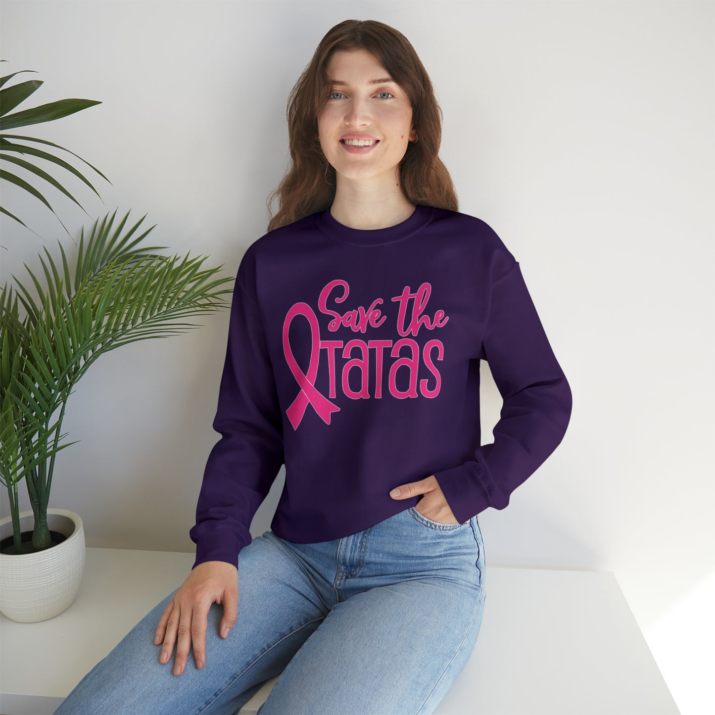 Unisex Heavy Blend™ Crewneck - Save the TaTas