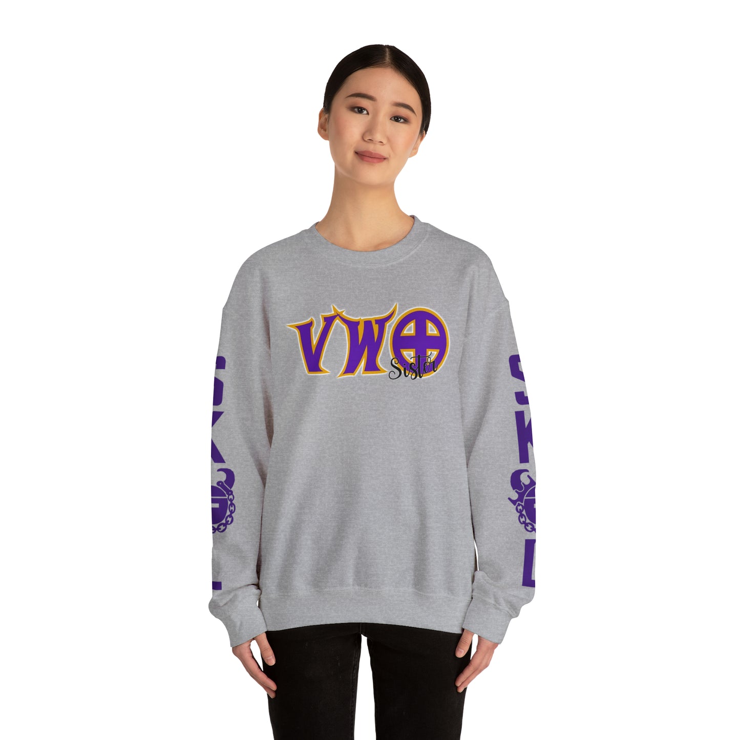 Unisex Heavy Blend™ Crewneck - VWO Sister + The Original (Sleeves)