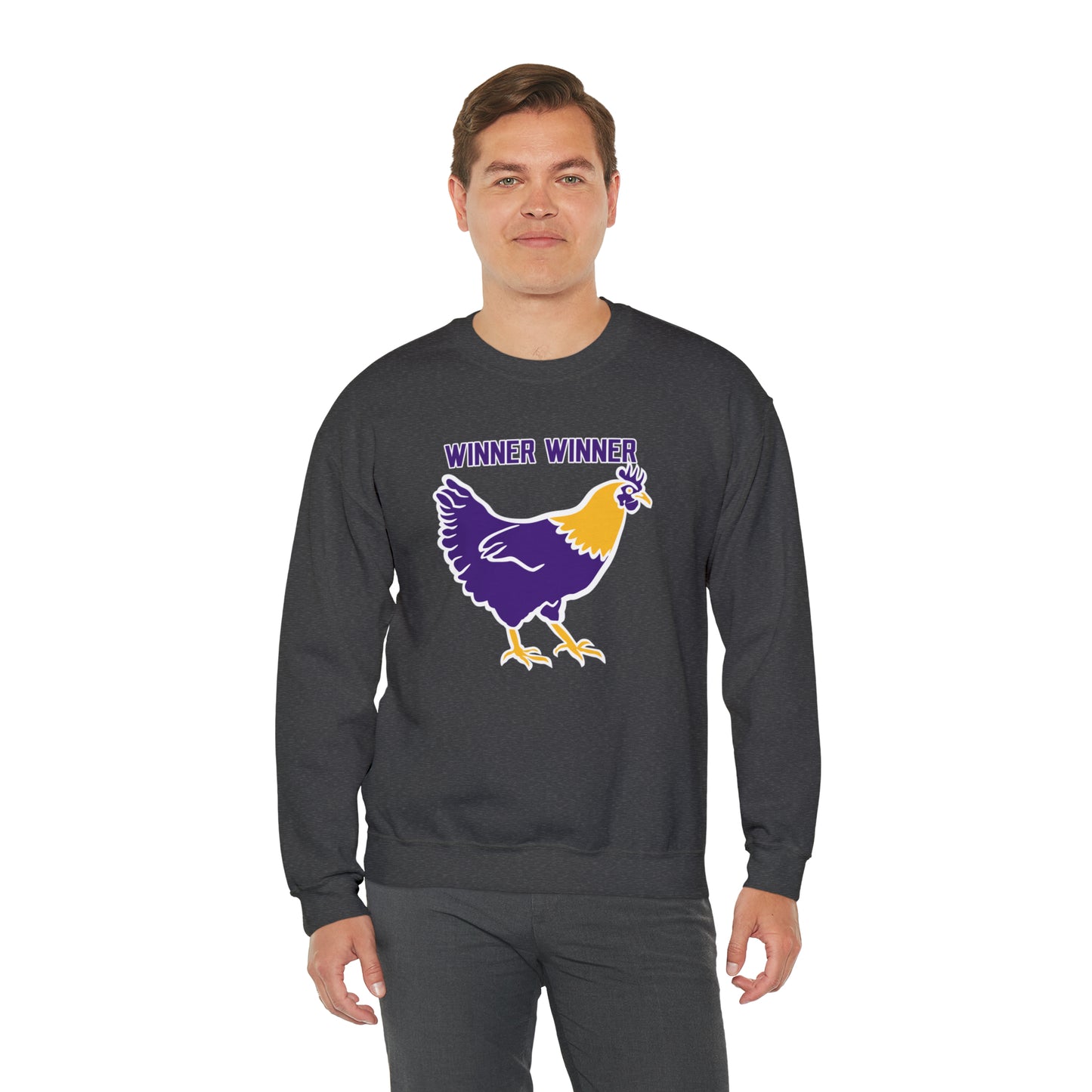 Unisex Heavy Blend™ Crewneck - Winner Winner Chicken Dinner