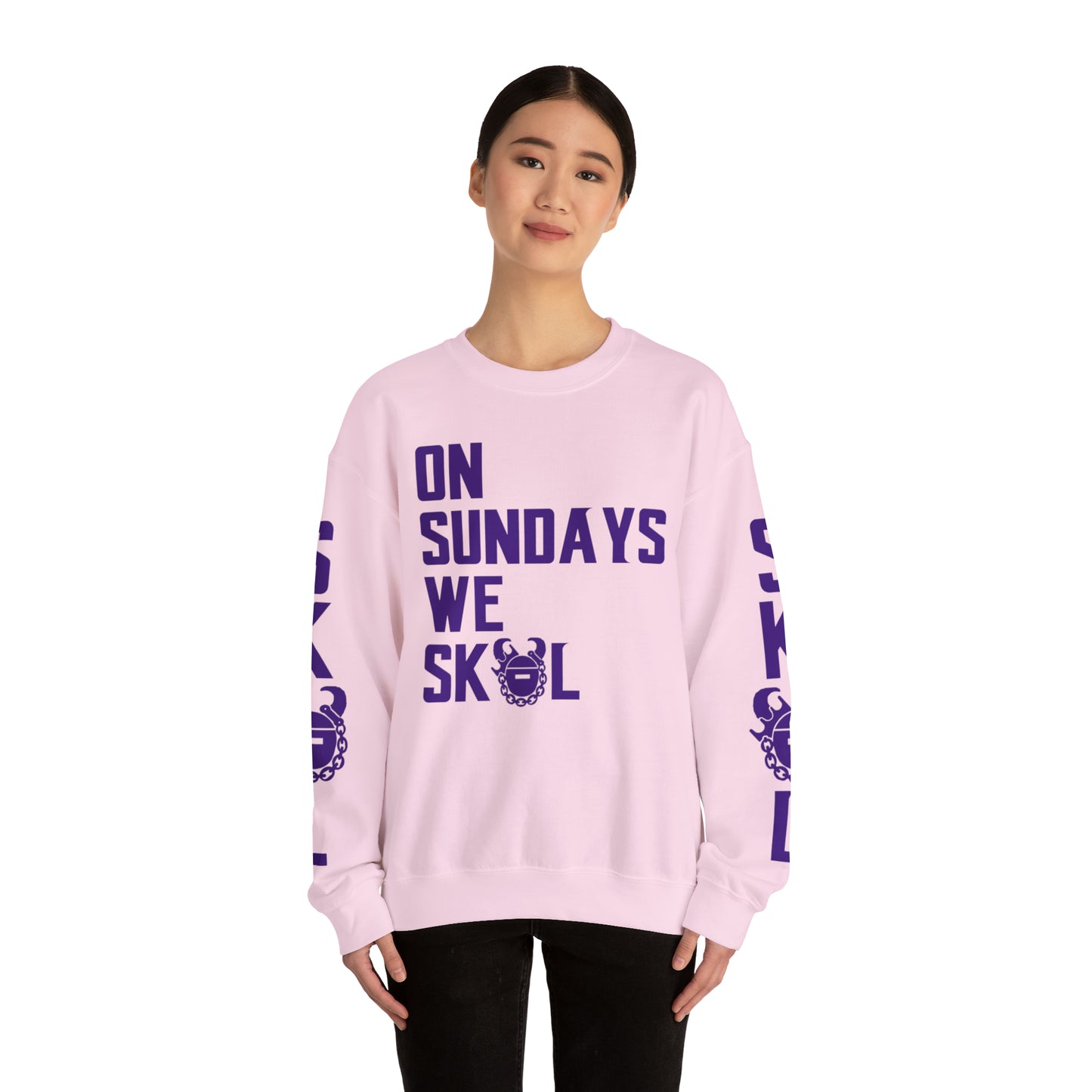 Unisex Heavy Blend™ Crewneck - On Sundays + The Original (Sleeves)