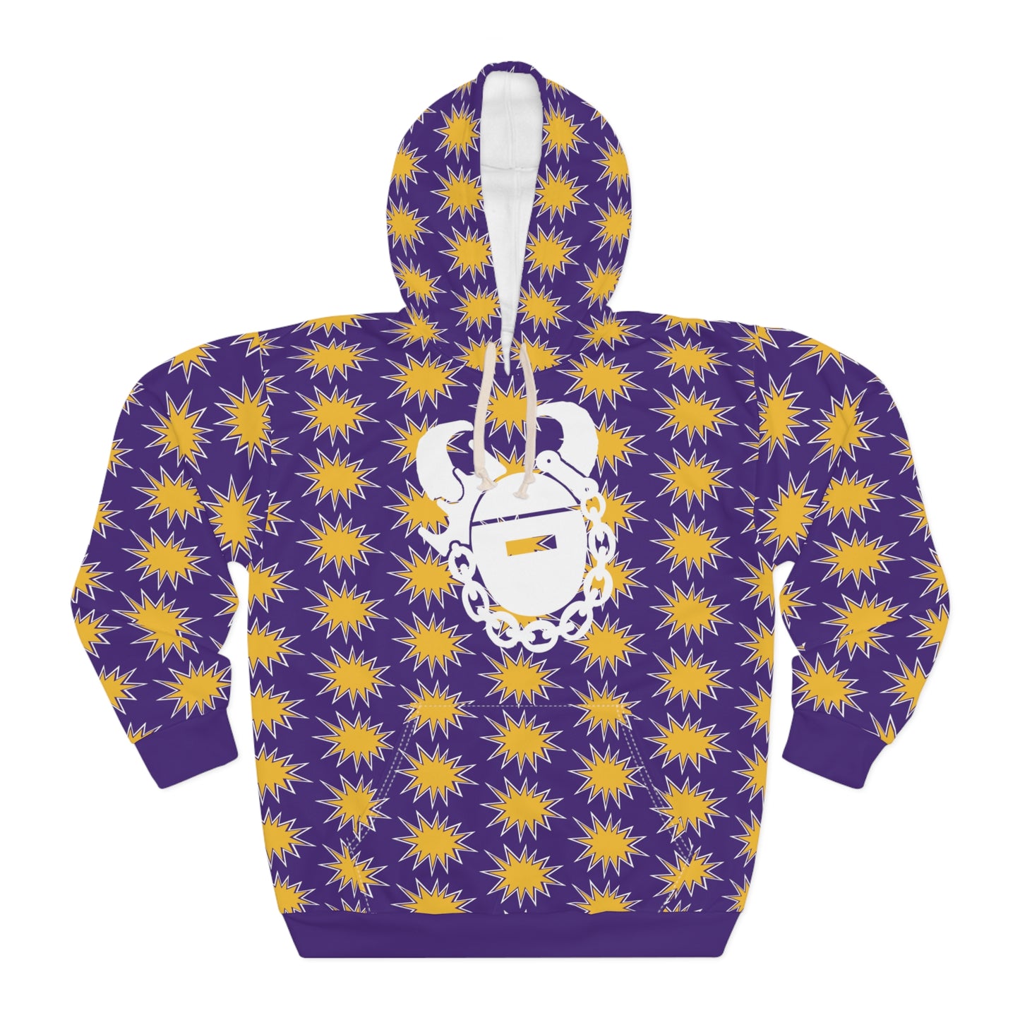 Unisex Pullover Hoodie - Booms - Game Day Helmet
