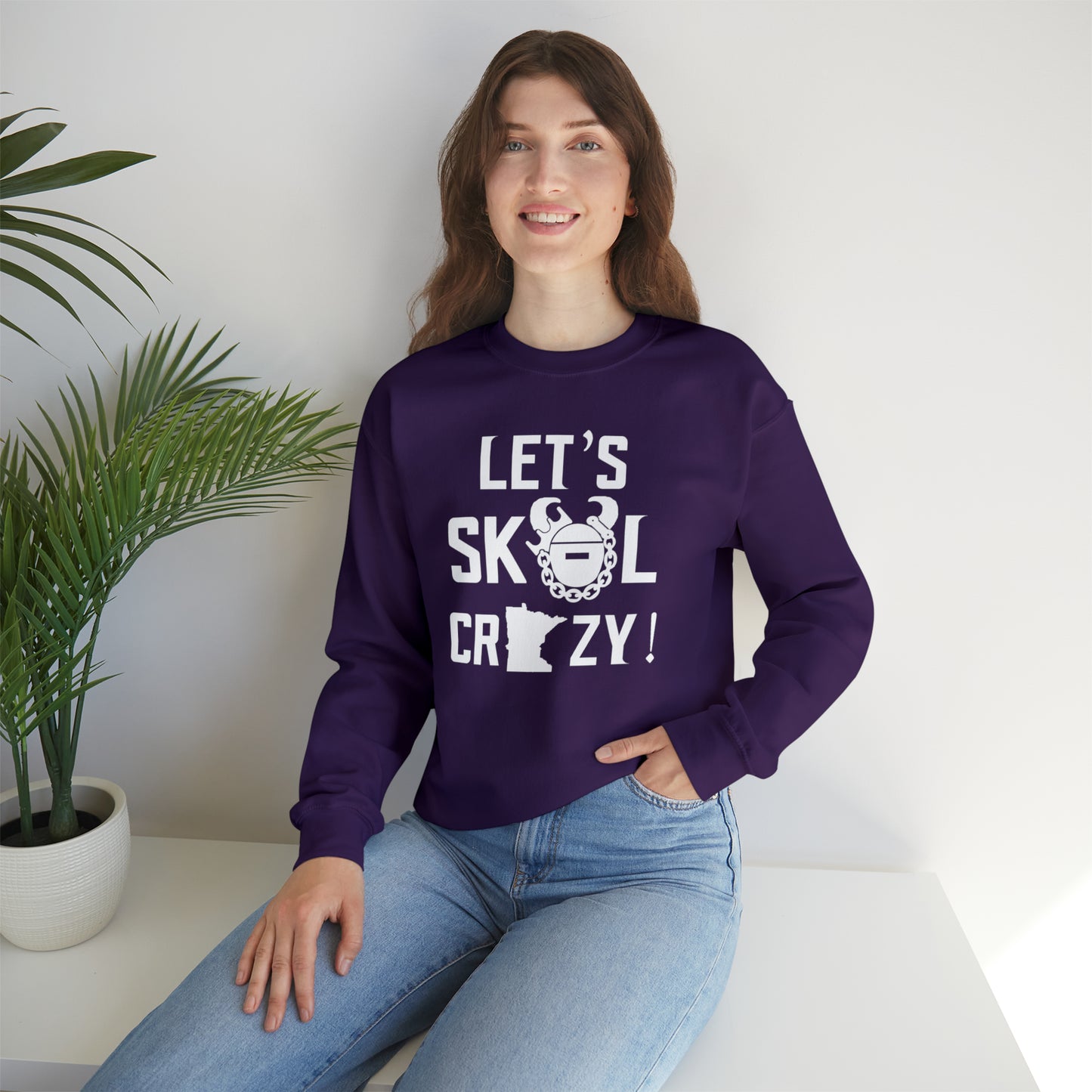 Unisex Heavy Blend™ Crewneck - Let's go Crazy!