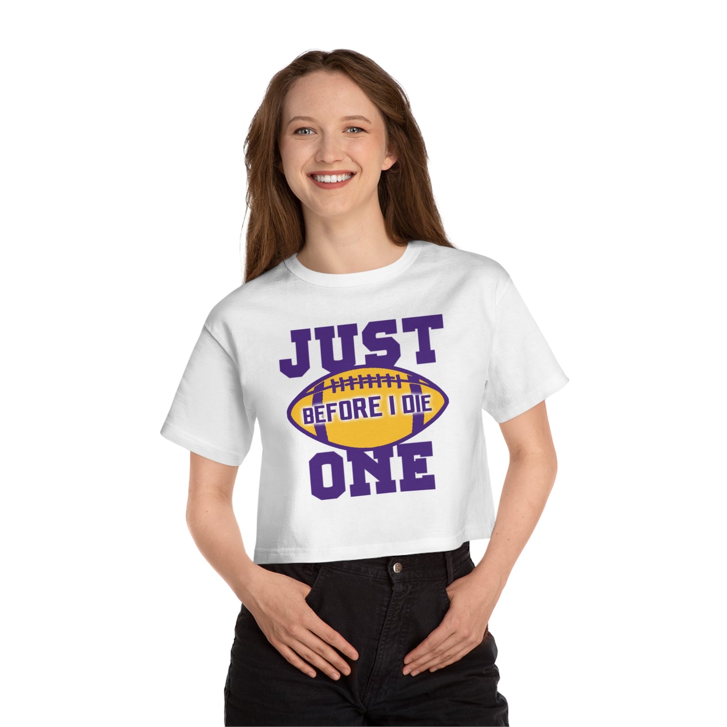 Women's Champion Heritage Cropped Top - Just ONE