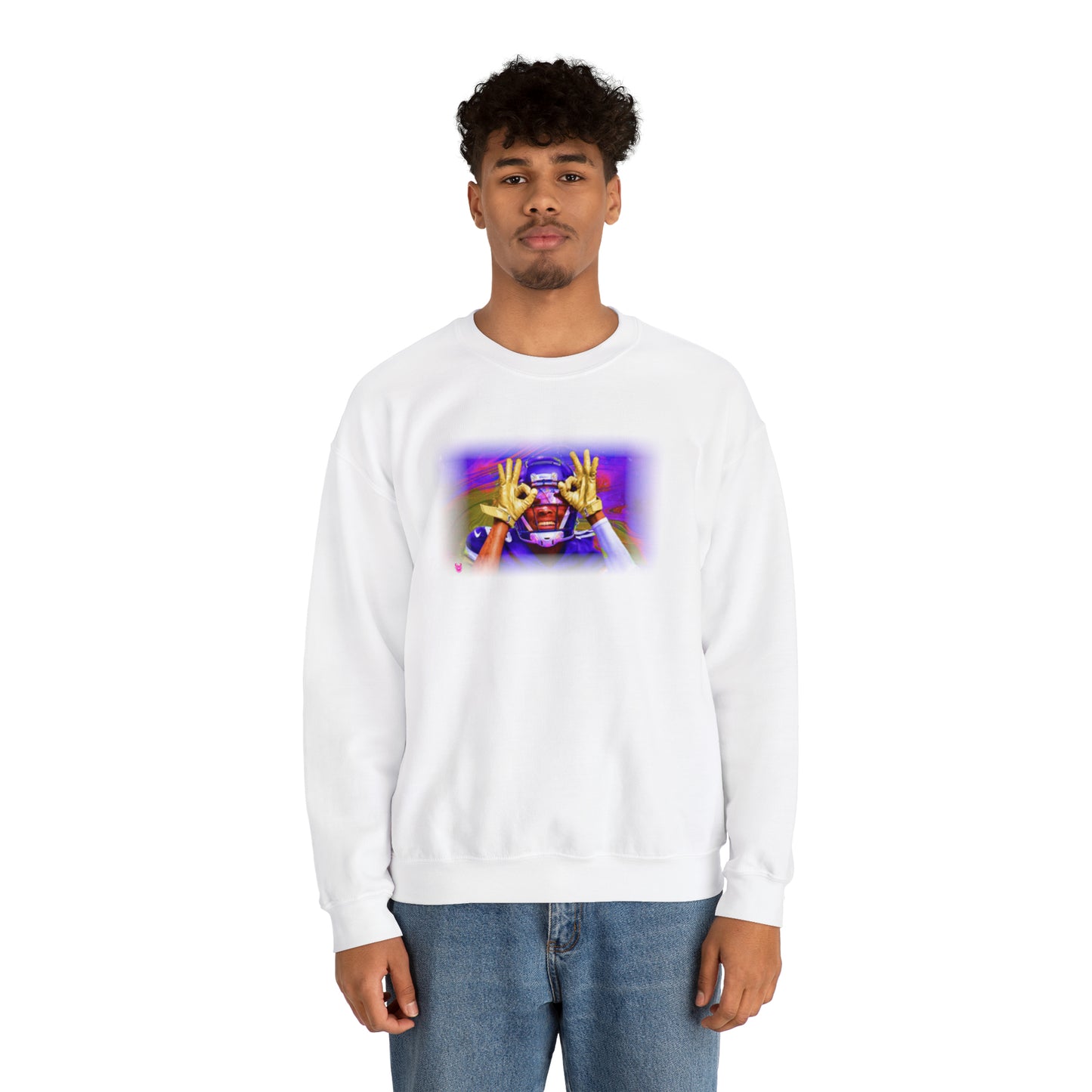 Unisex Heavy Blend™ Crewneck - Griddy (Color Blast)
