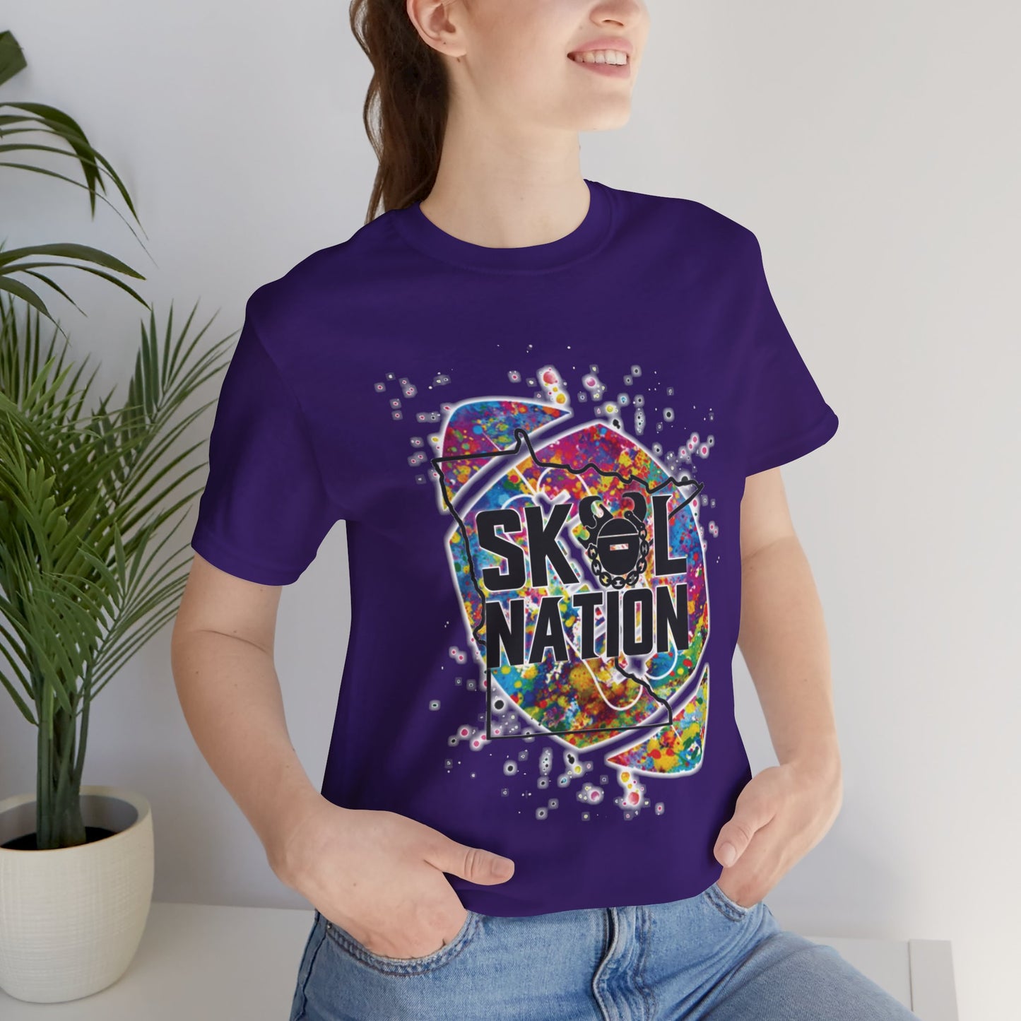 Unisex Jersey Short Sleeve Tee - MN Nation (Color Blast)