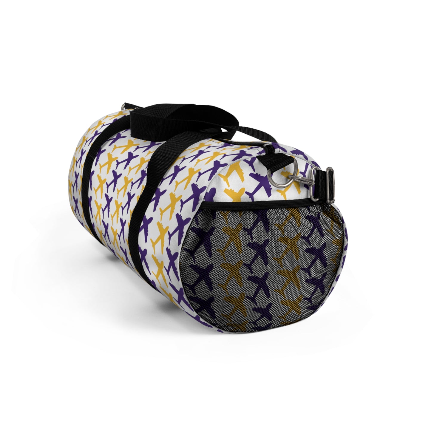 Duffel Bag - Jet Planes, White - Jersey #18
