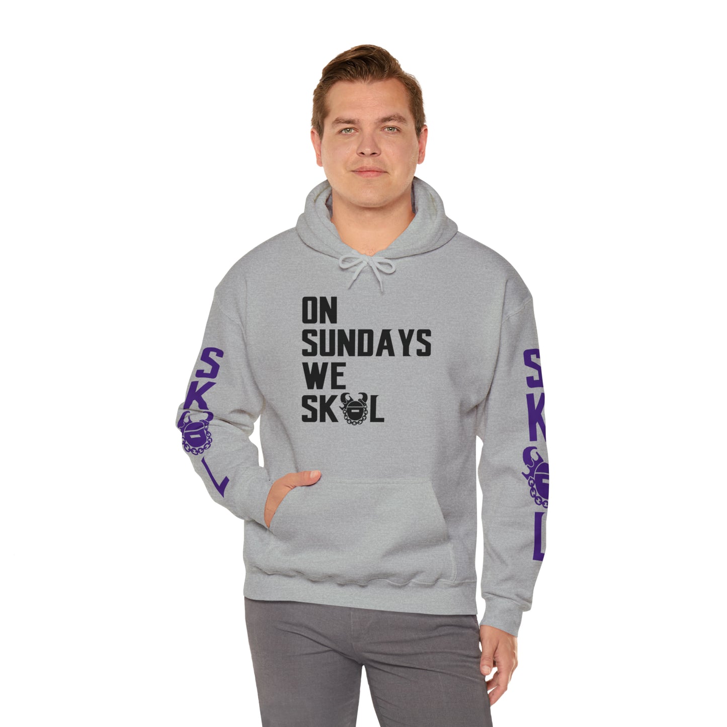 Unisex Heavy Blend™ Hooded Sweatshirt - On Sundays + The Original (Sleeves)
