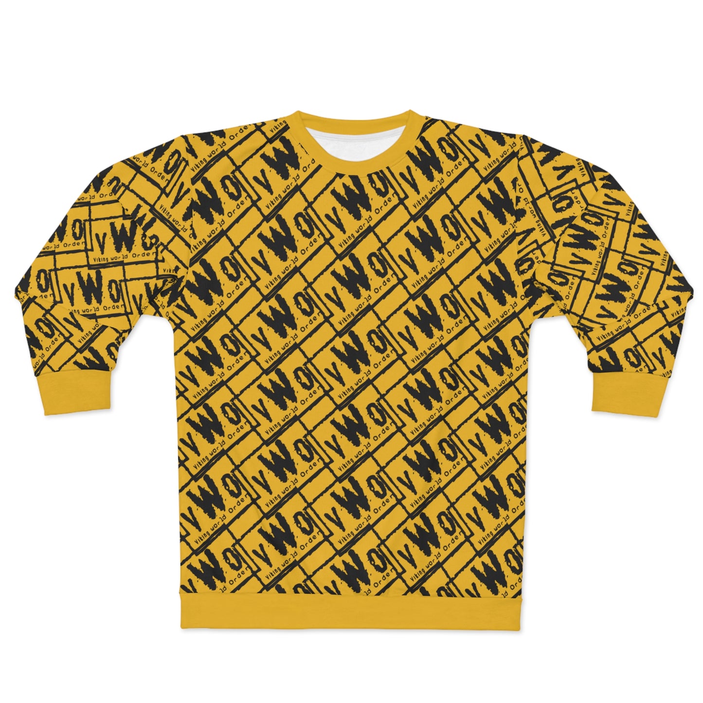 Unisex Crewneck - Gold/Black - VWO (Framed)