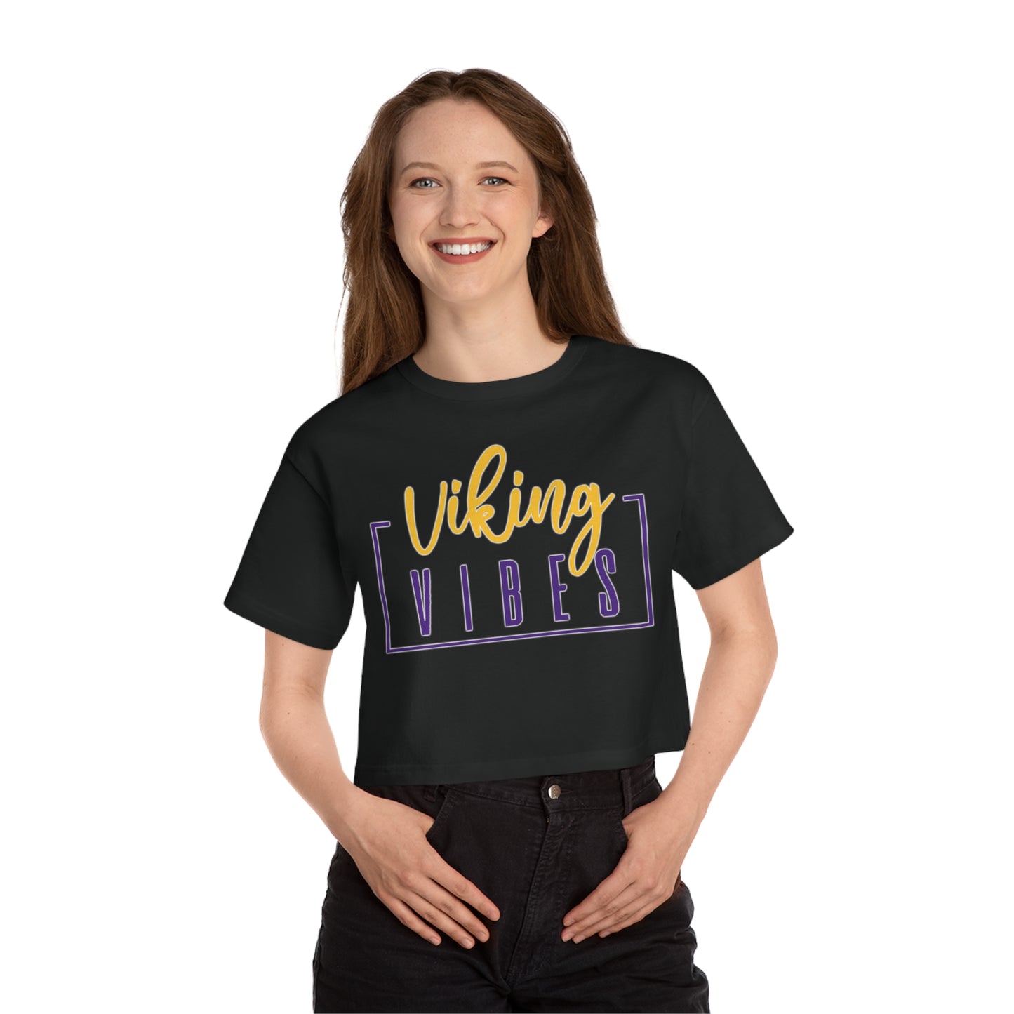 Women's Champion Heritage Cropped Top - Vibes