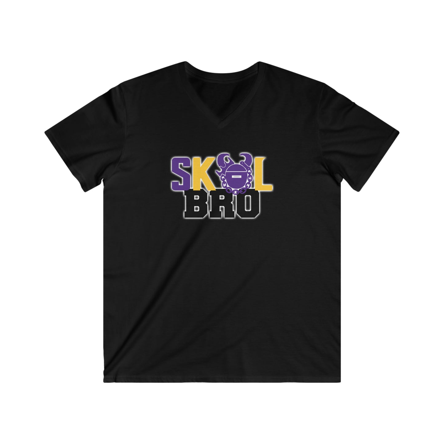 Men's Fitted V-Neck Short Sleeve - BRO!