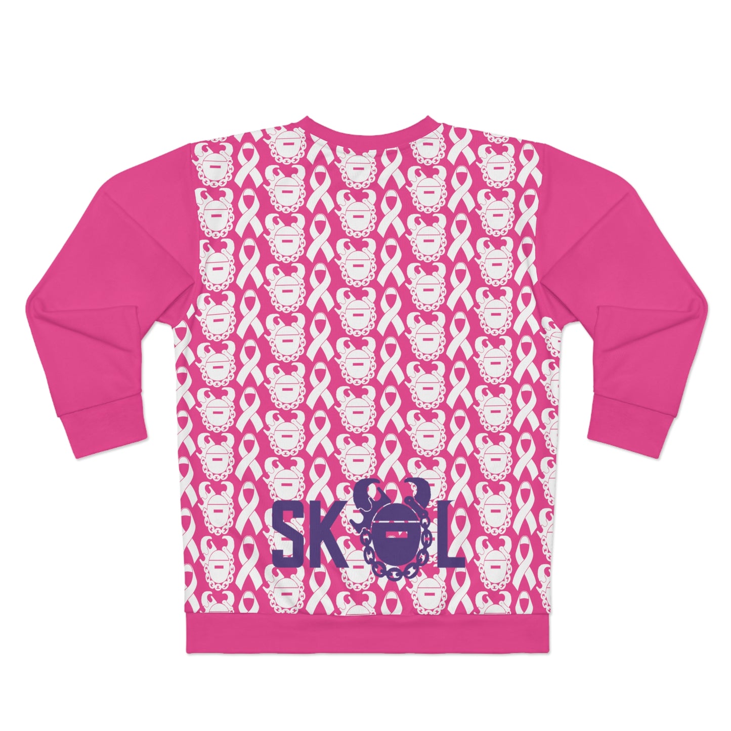 Unisex Crewneck - White Ribbon/Helmet - Hope