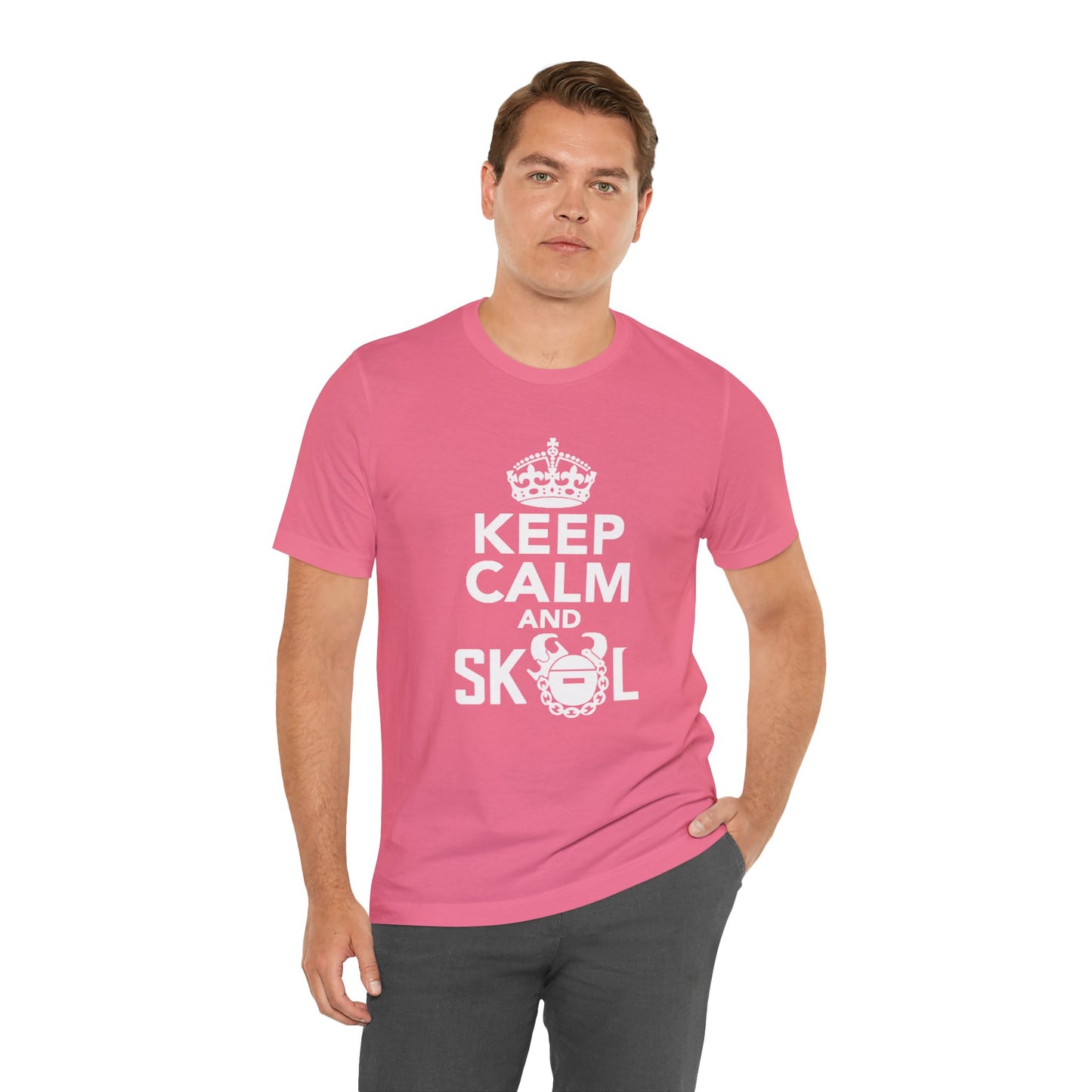 Unisex Jersey Short Sleeve Tee - Keep Calm